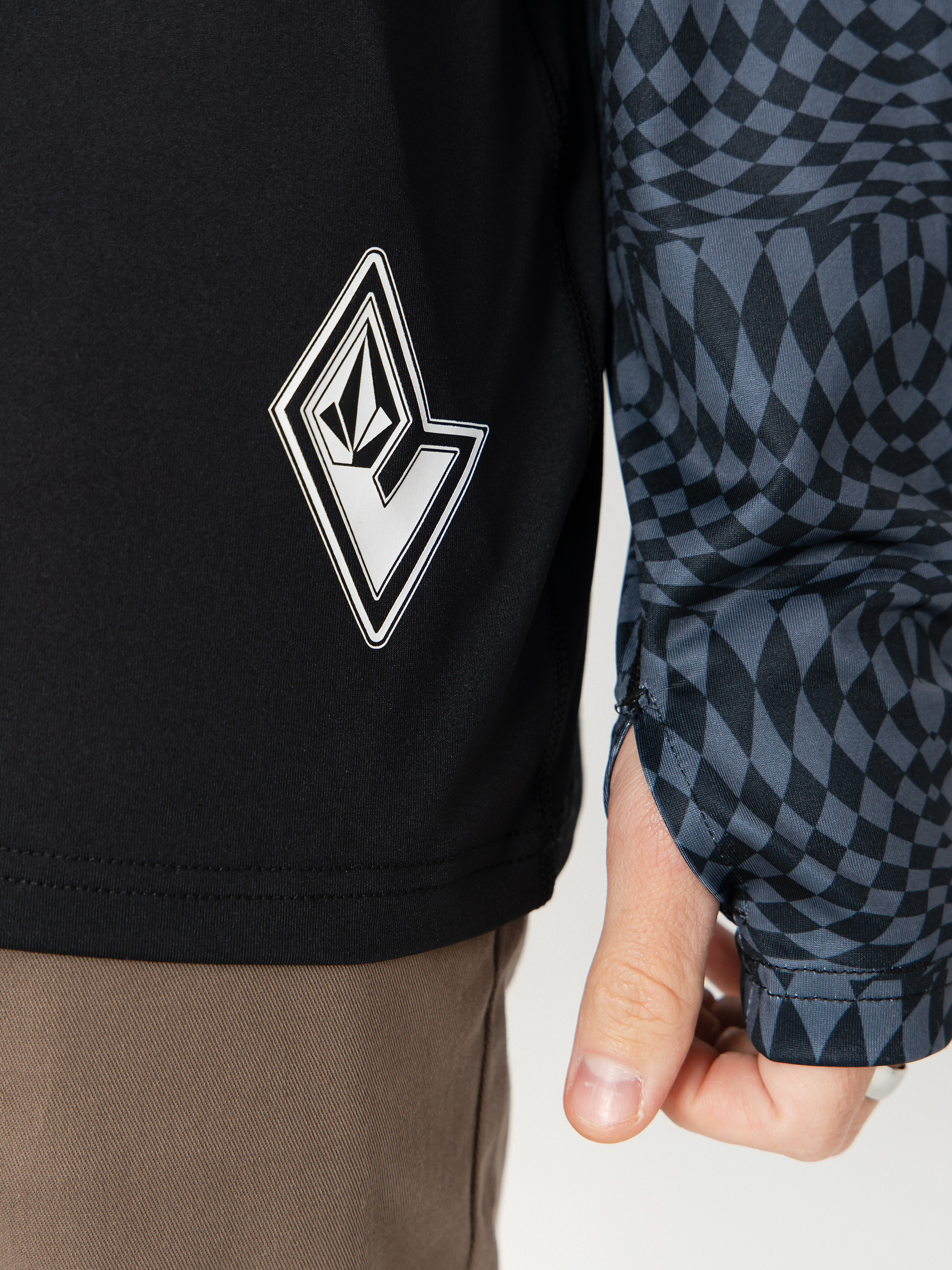 Pánský Termotriko Volcom M V Science Crew (black/charcoal)