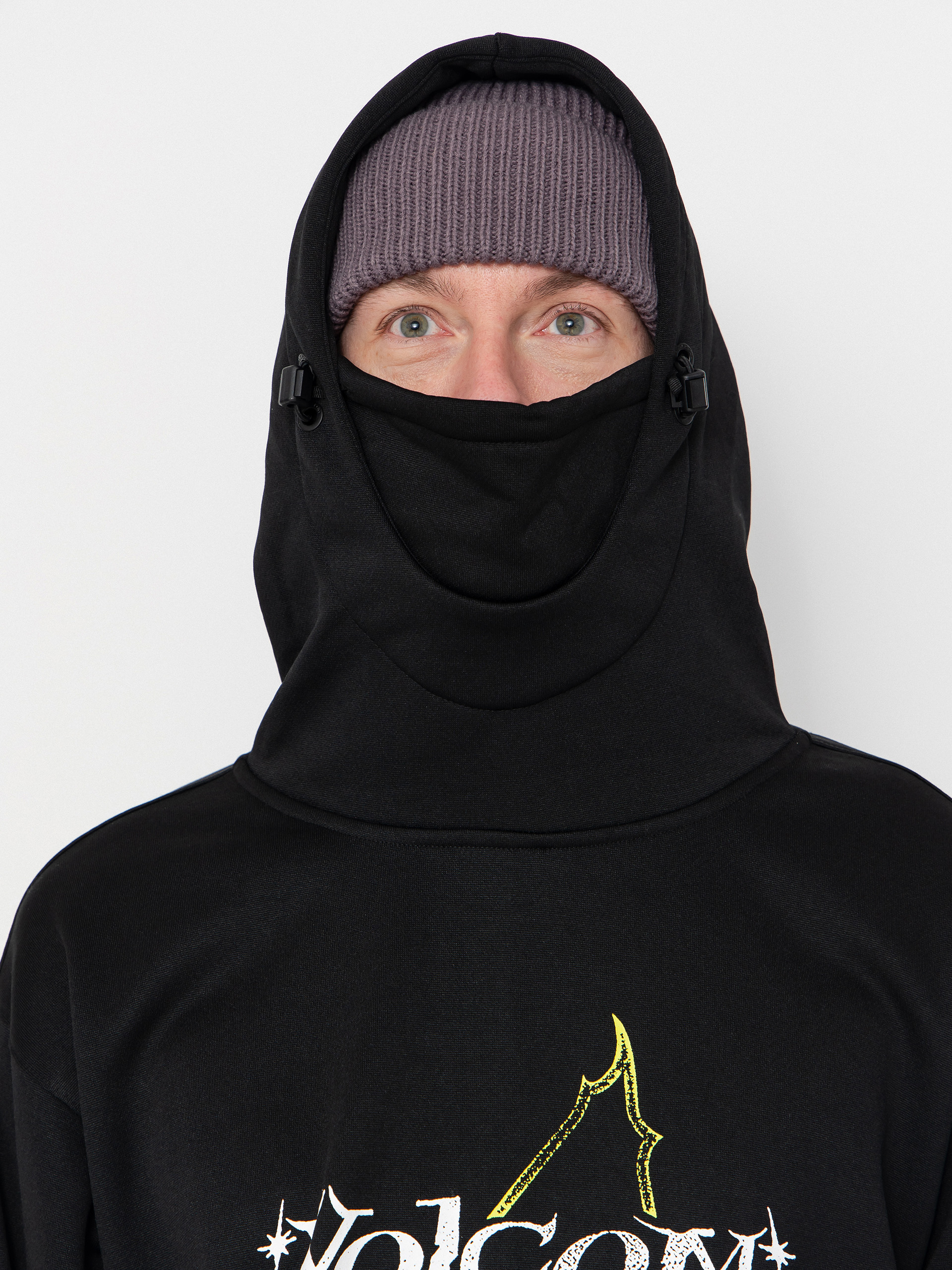 Mikina s kapucí Volcom Hydro Riding HD (black)