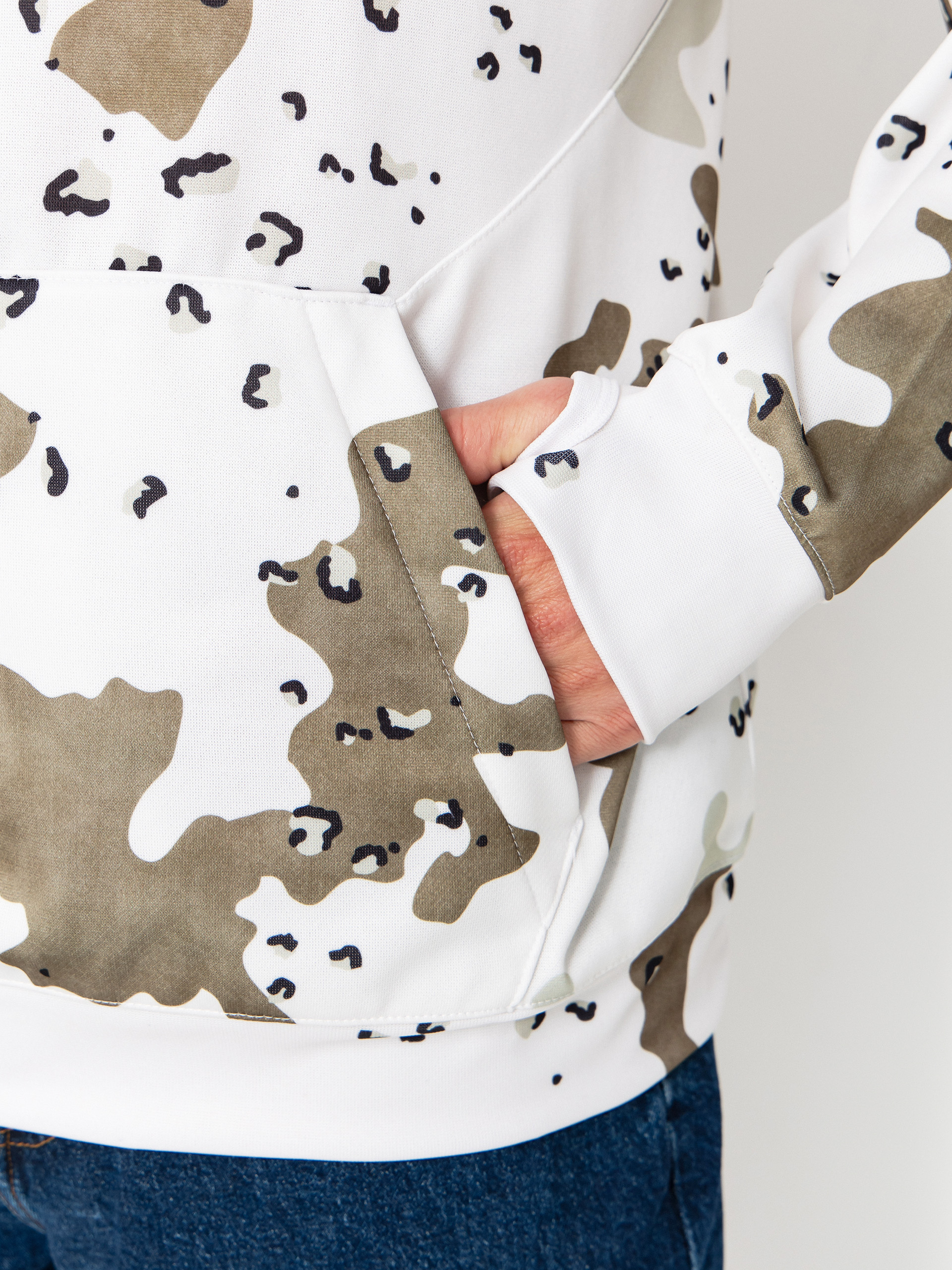 Mikina s kapucí Volcom Hydro Riding HD (white)