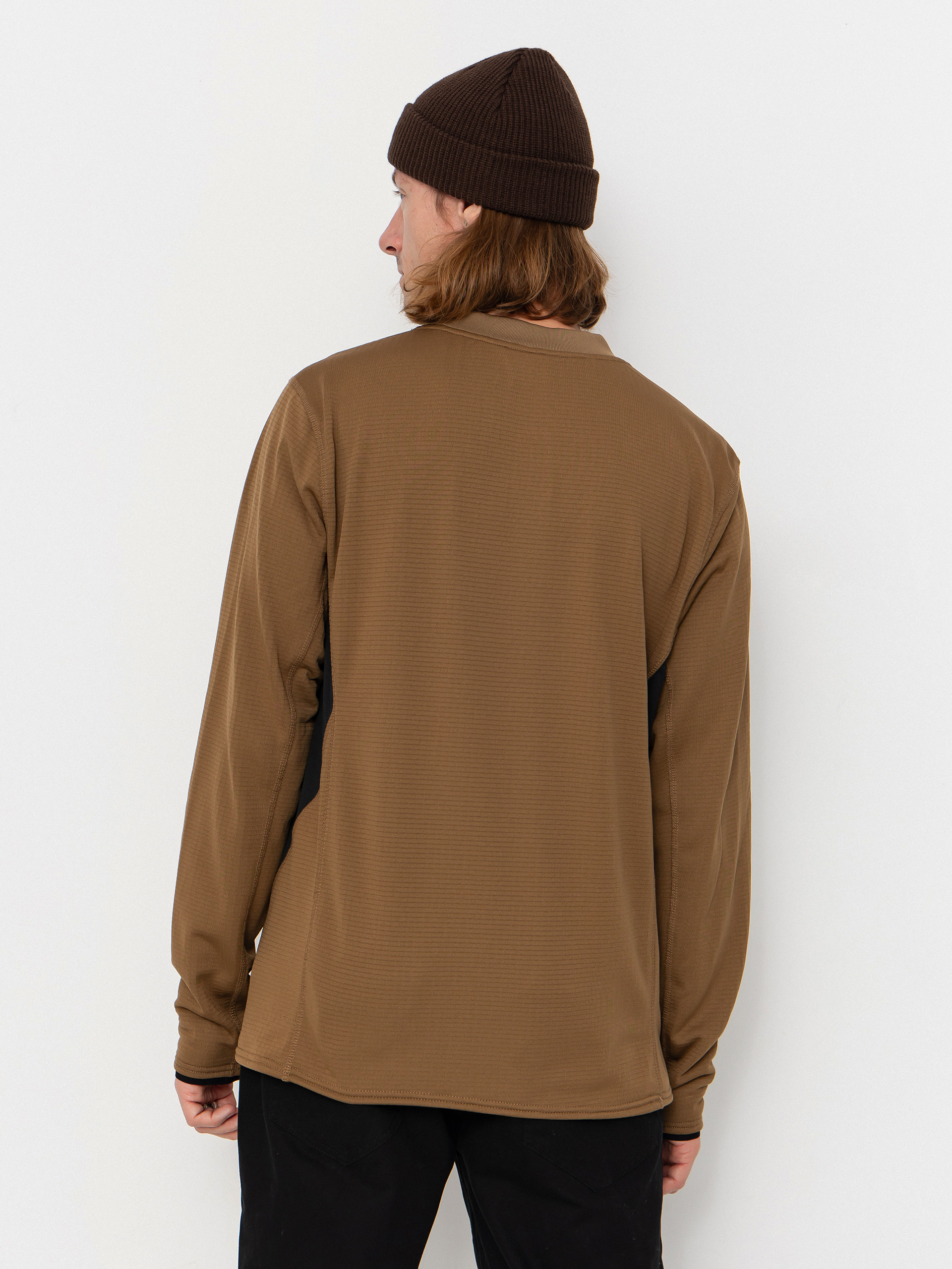 Pánská Termomikina  Volcom Gridlock Crew Neck (bronze)