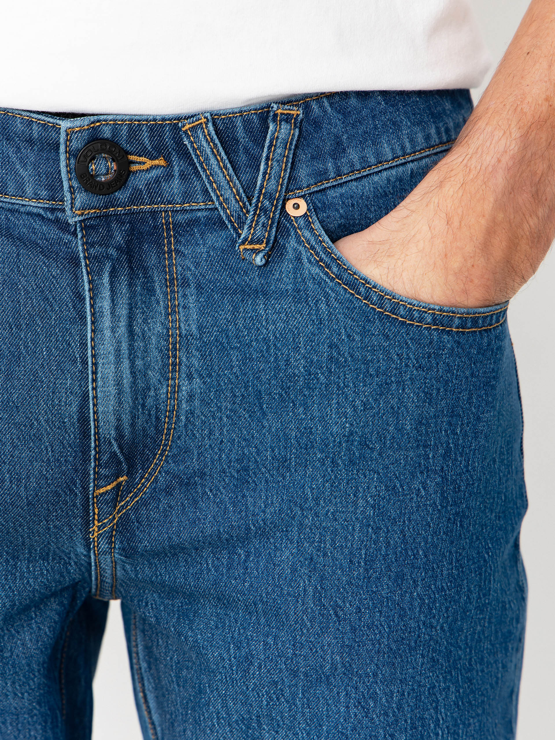 Kalhoty Volcom Solver Denim (bold blue)