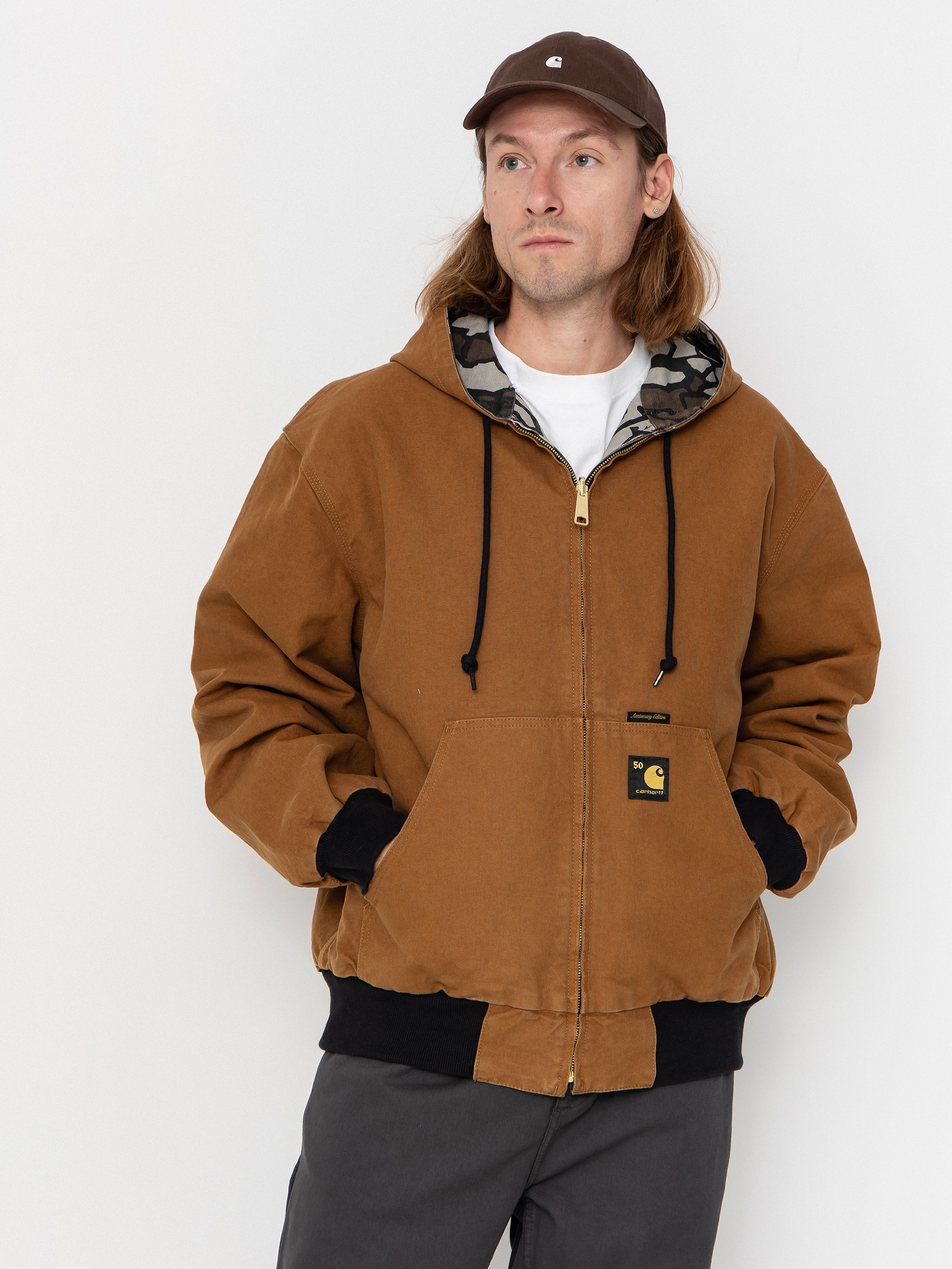 Bunda Carhartt WIP 50 Years Anniversary OG Active (hamilton brown/camo trebark/rinsed)