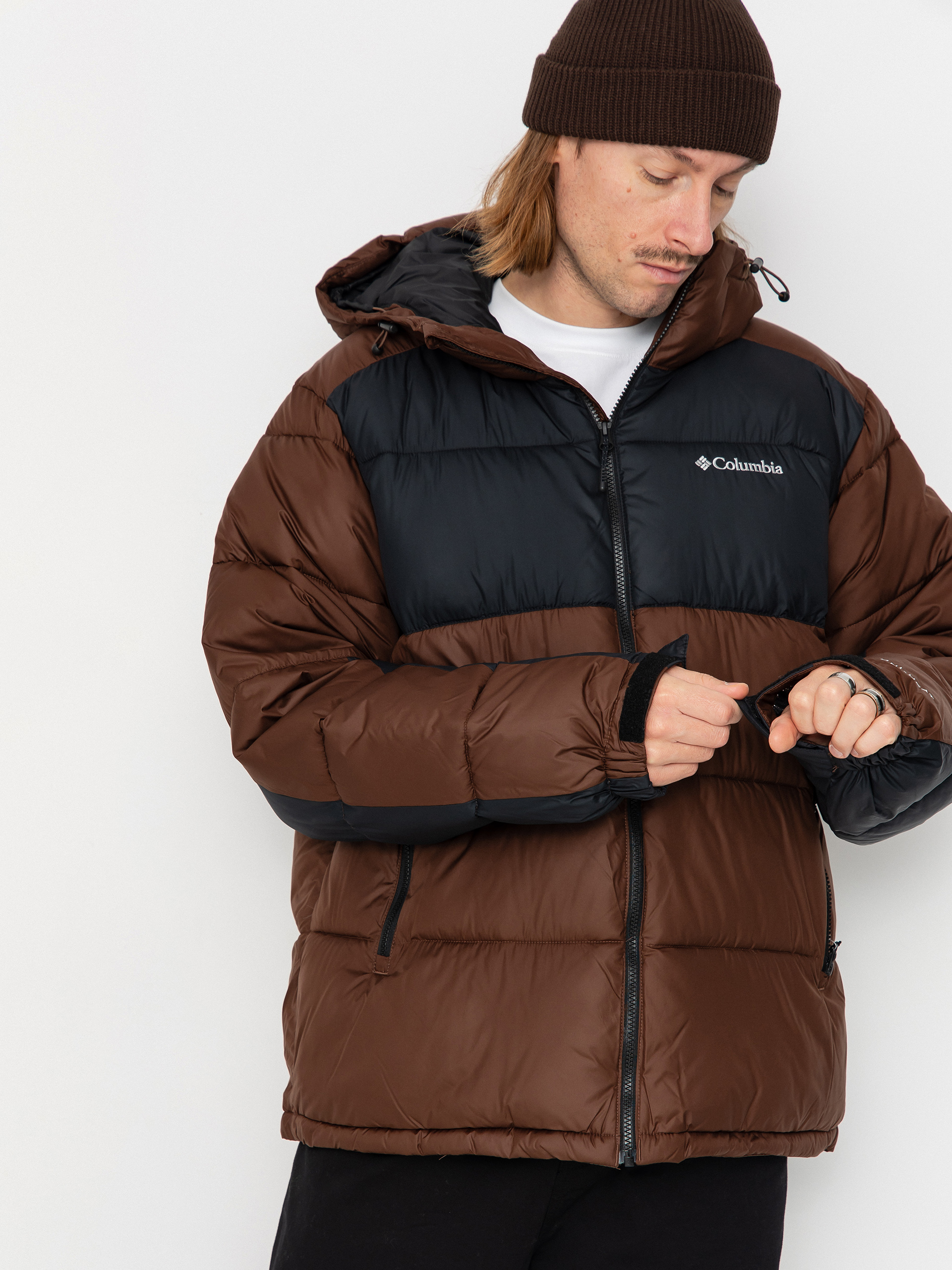 Bunda Columbia Pike Lake II Hooded (tobacco/black)