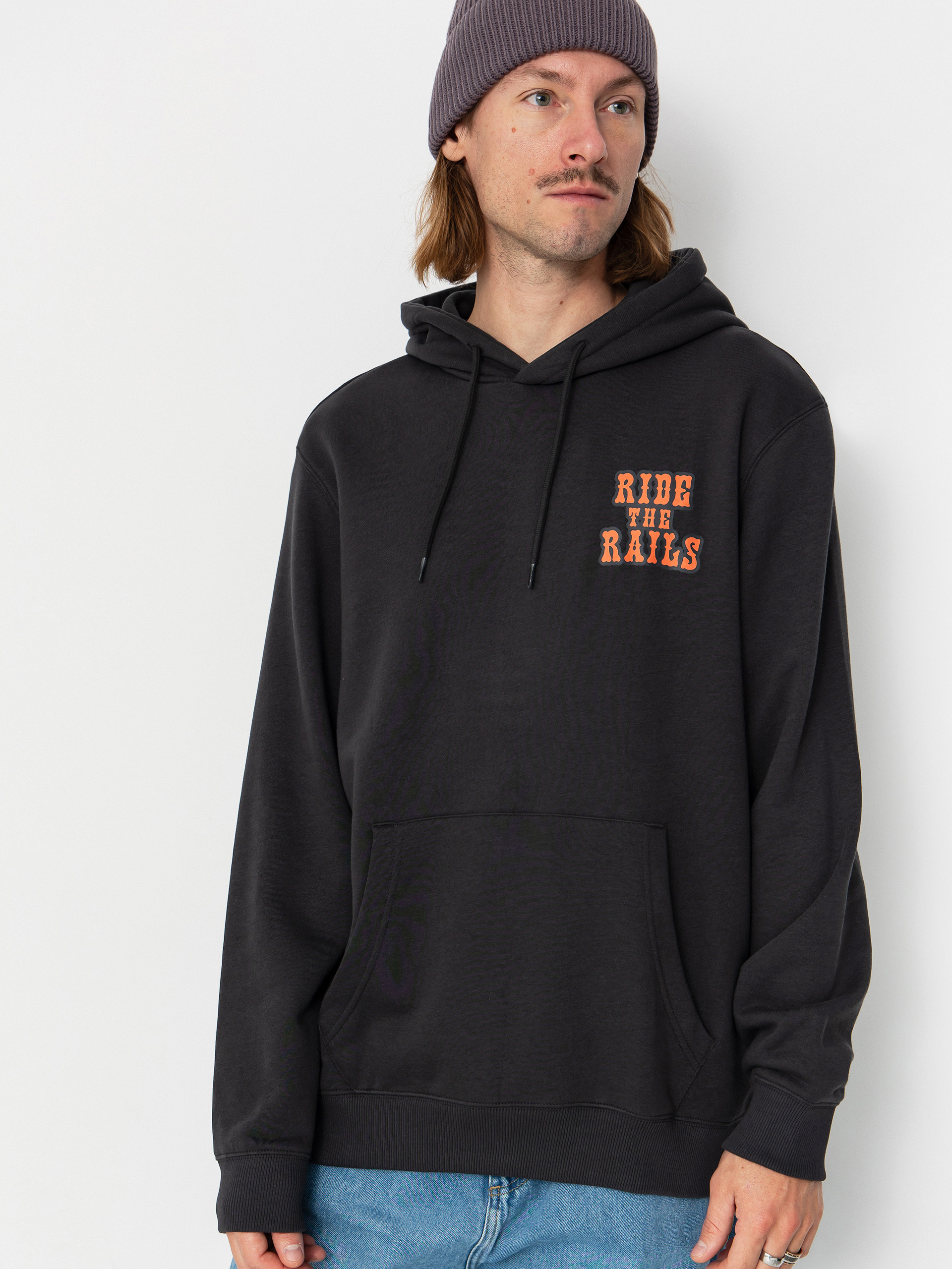 Mikina s kapucí Element Timber Guard Dogs HD (off black)