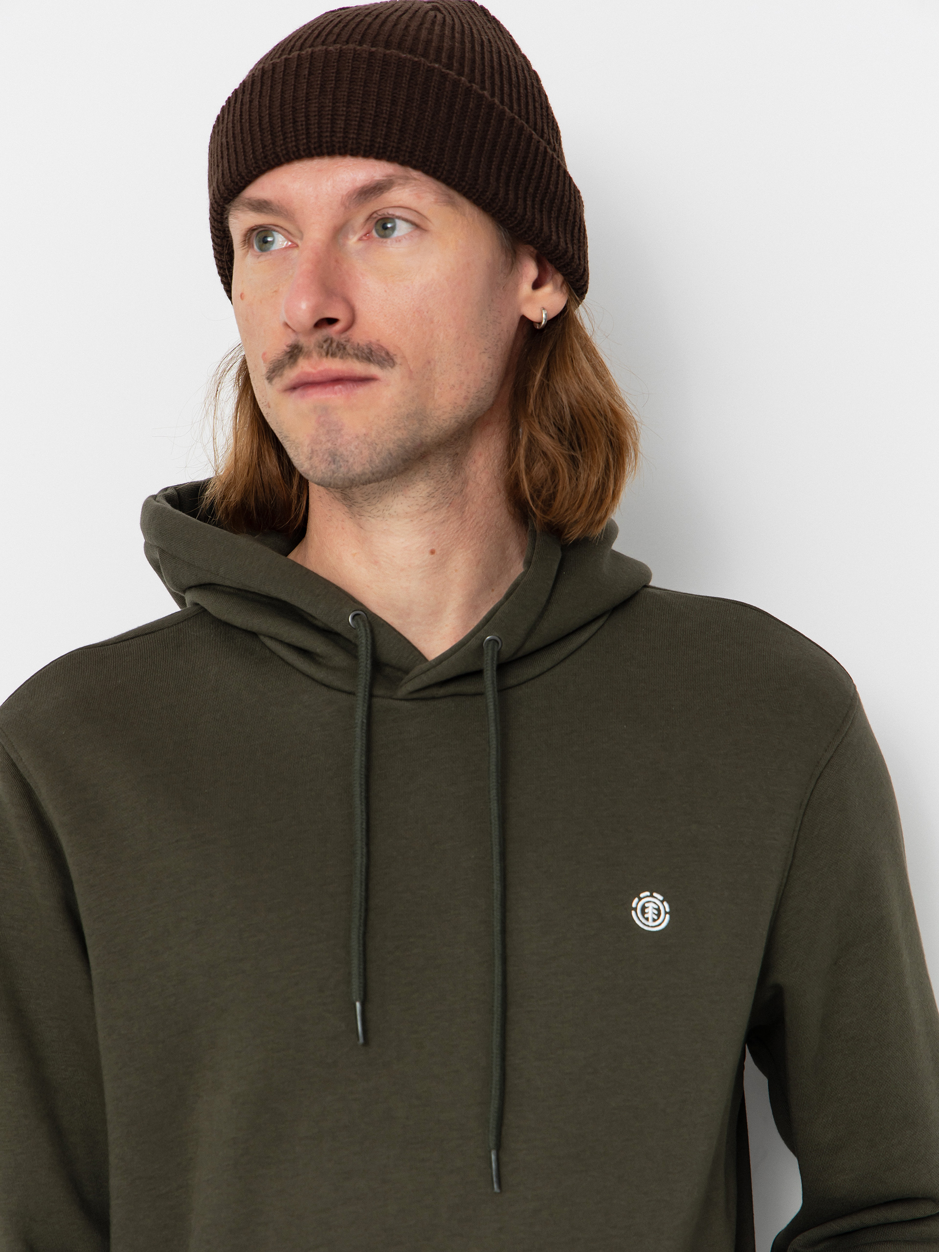 Mikina s kapucí Element Icon Embroidery HD (forest night)