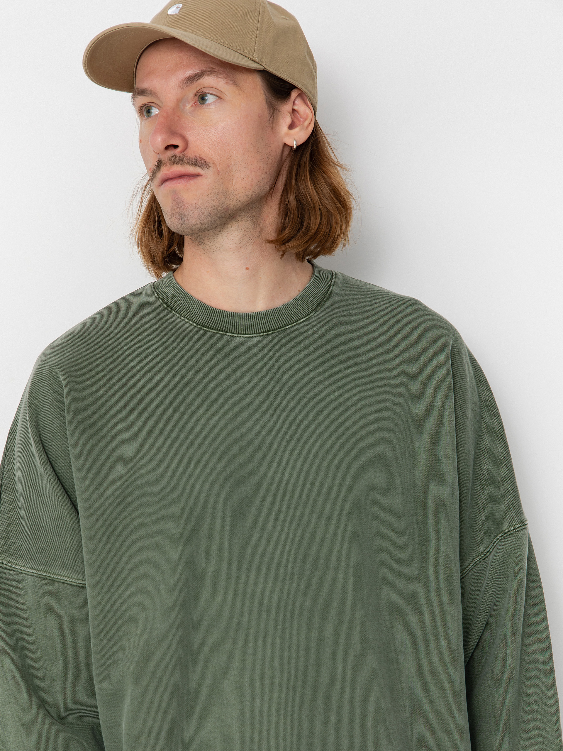 Mikina Carhartt WIP RGGD (opuntia/garment dyed)