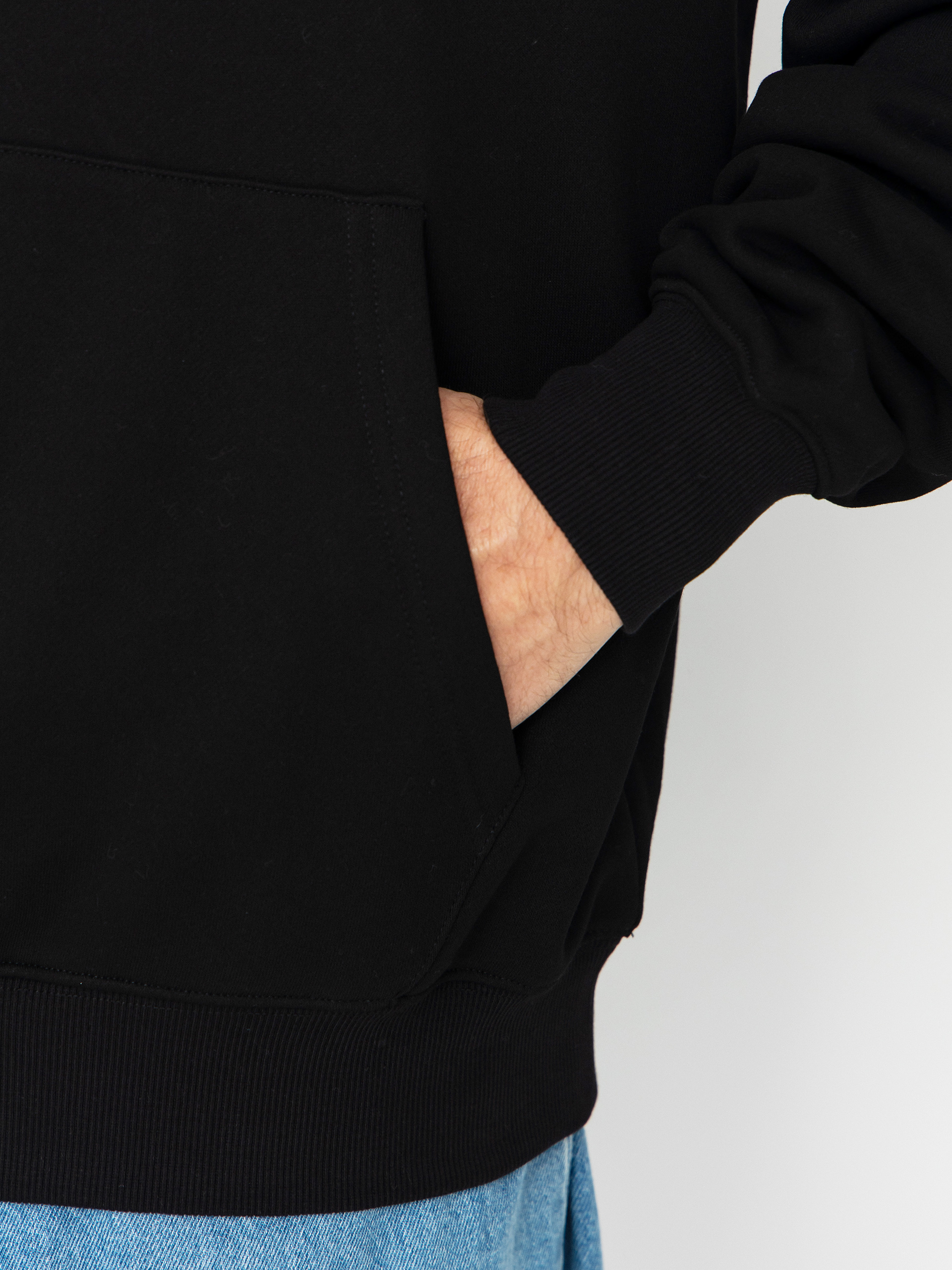 Mikina s kapucí Homeboy Plaid Helvetica HD (black)