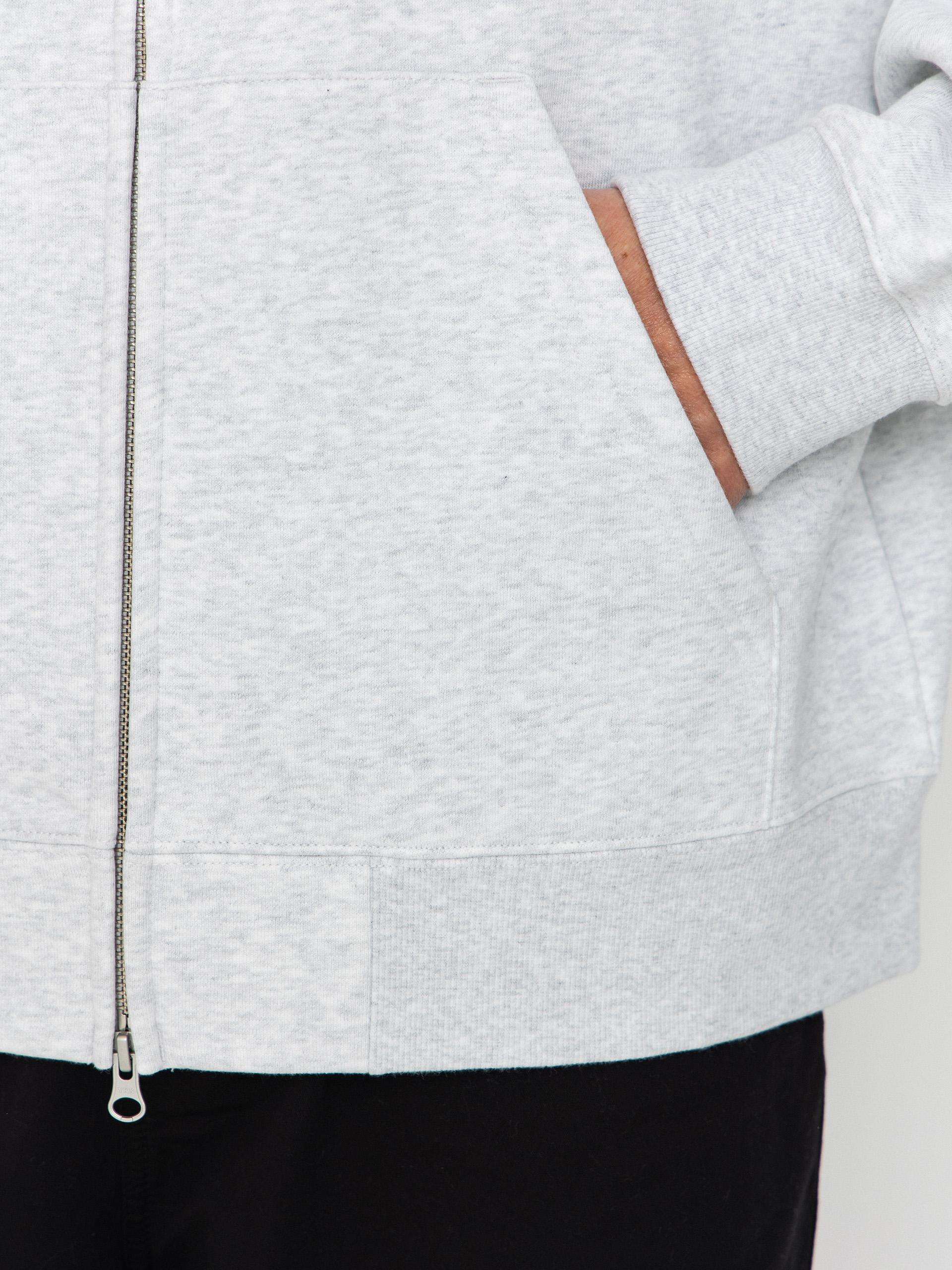 Mikina s kapucí Carhartt WIP Dual ZHD (ash heather)