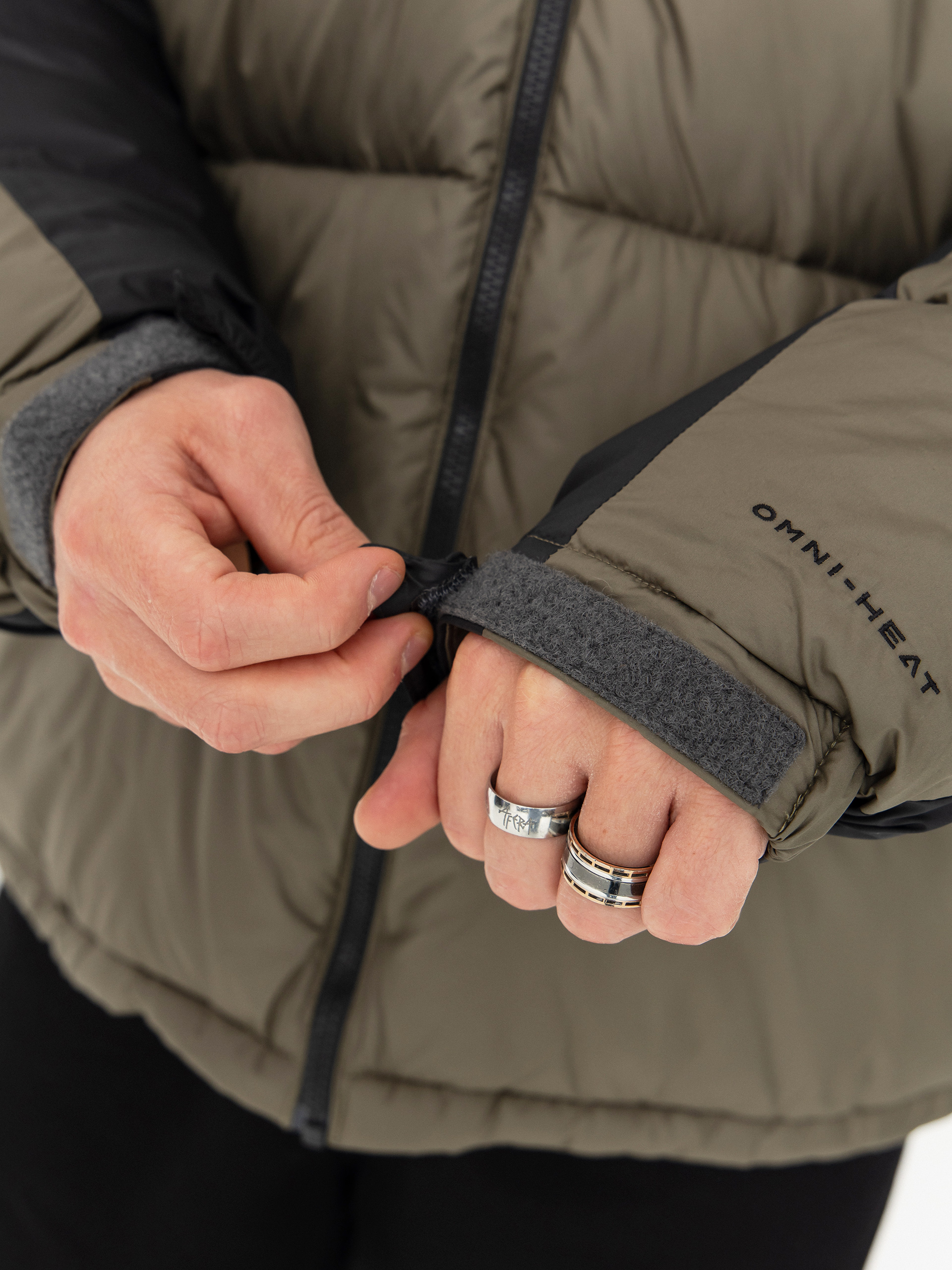 Bunda Columbia Pike Lake II Hooded (stone green/shark)