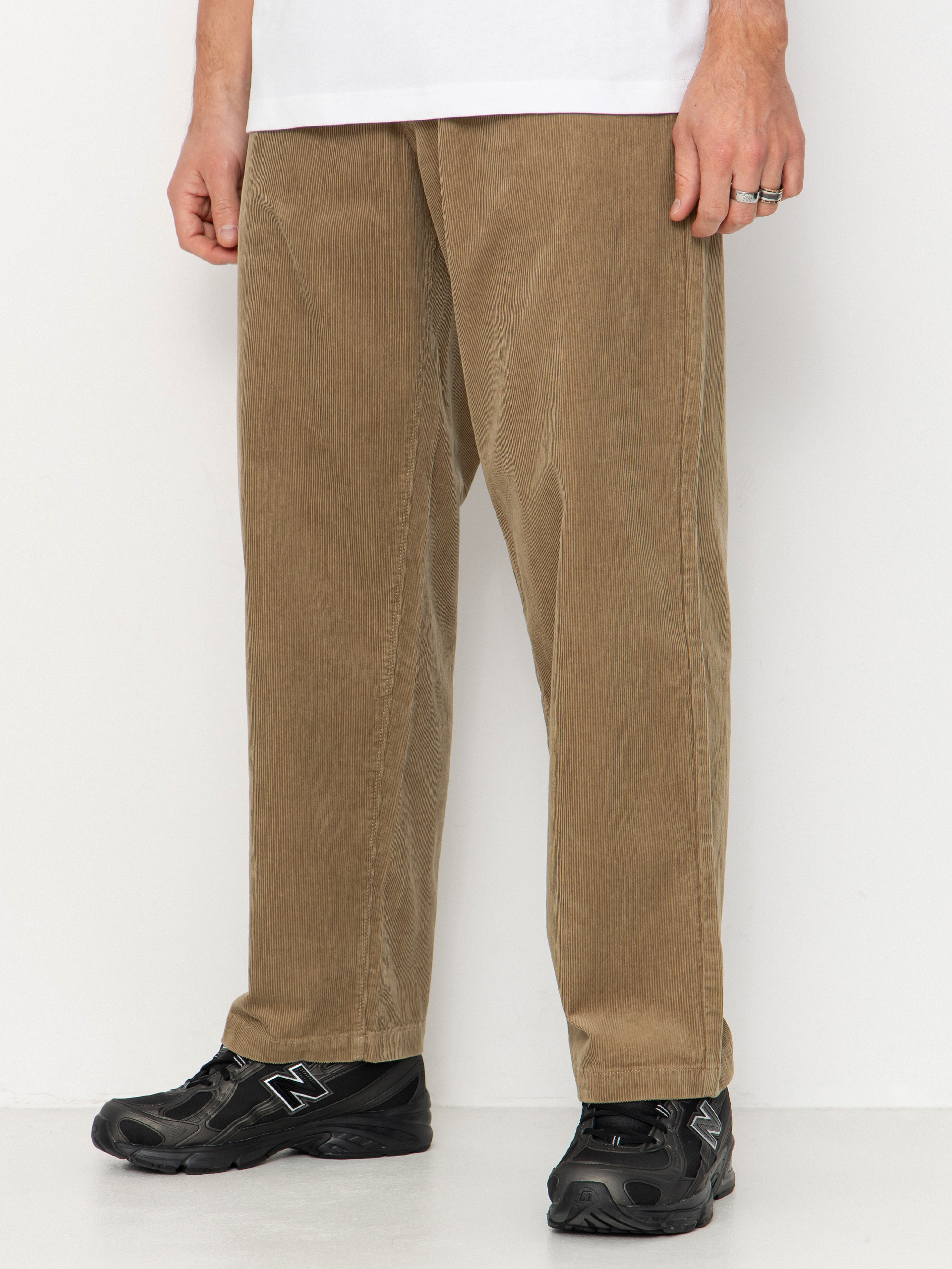 Kalhoty Volcom Frickin Loose Tapered Cord (khaki)