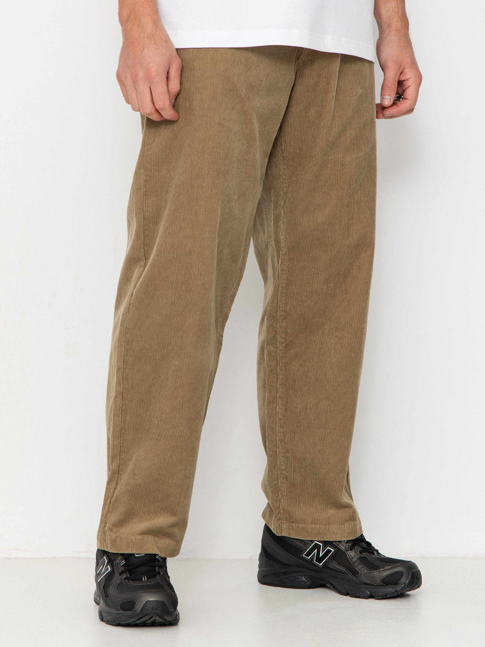 Kalhoty Volcom Frickin Loose Tapered Cord (khaki)