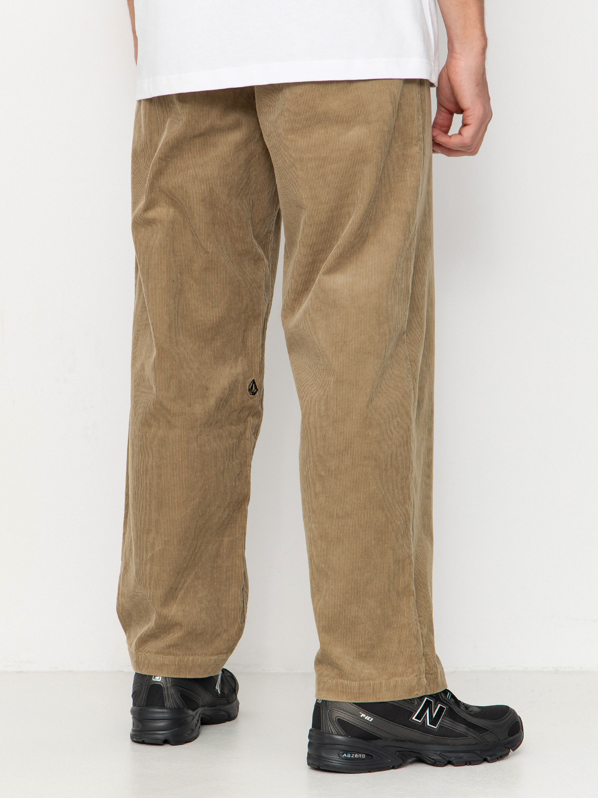 Kalhoty Volcom Frickin Loose Tapered Cord (khaki)