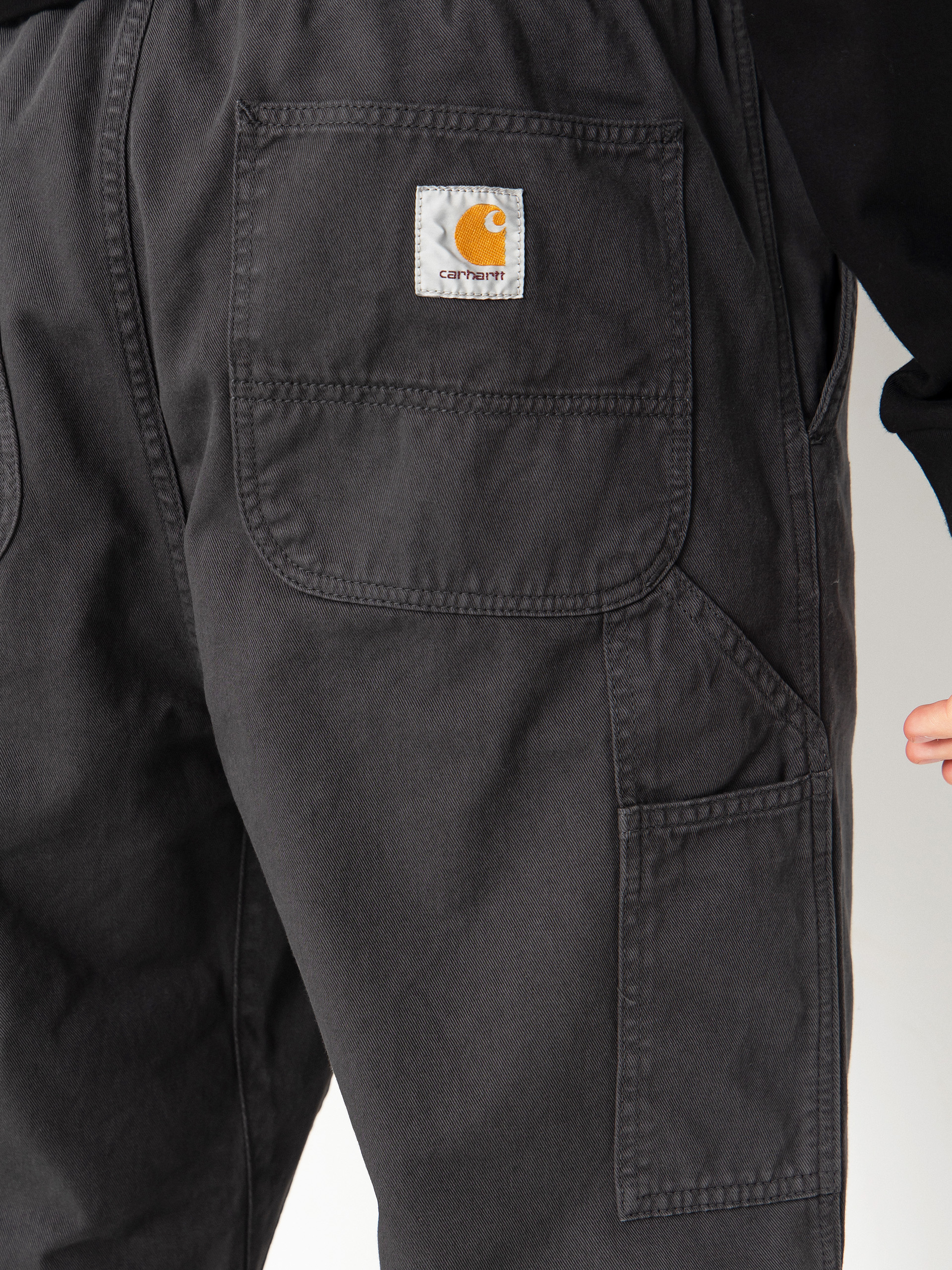 Kalhoty Carhartt WIP Flint (graphite/garment dyed)