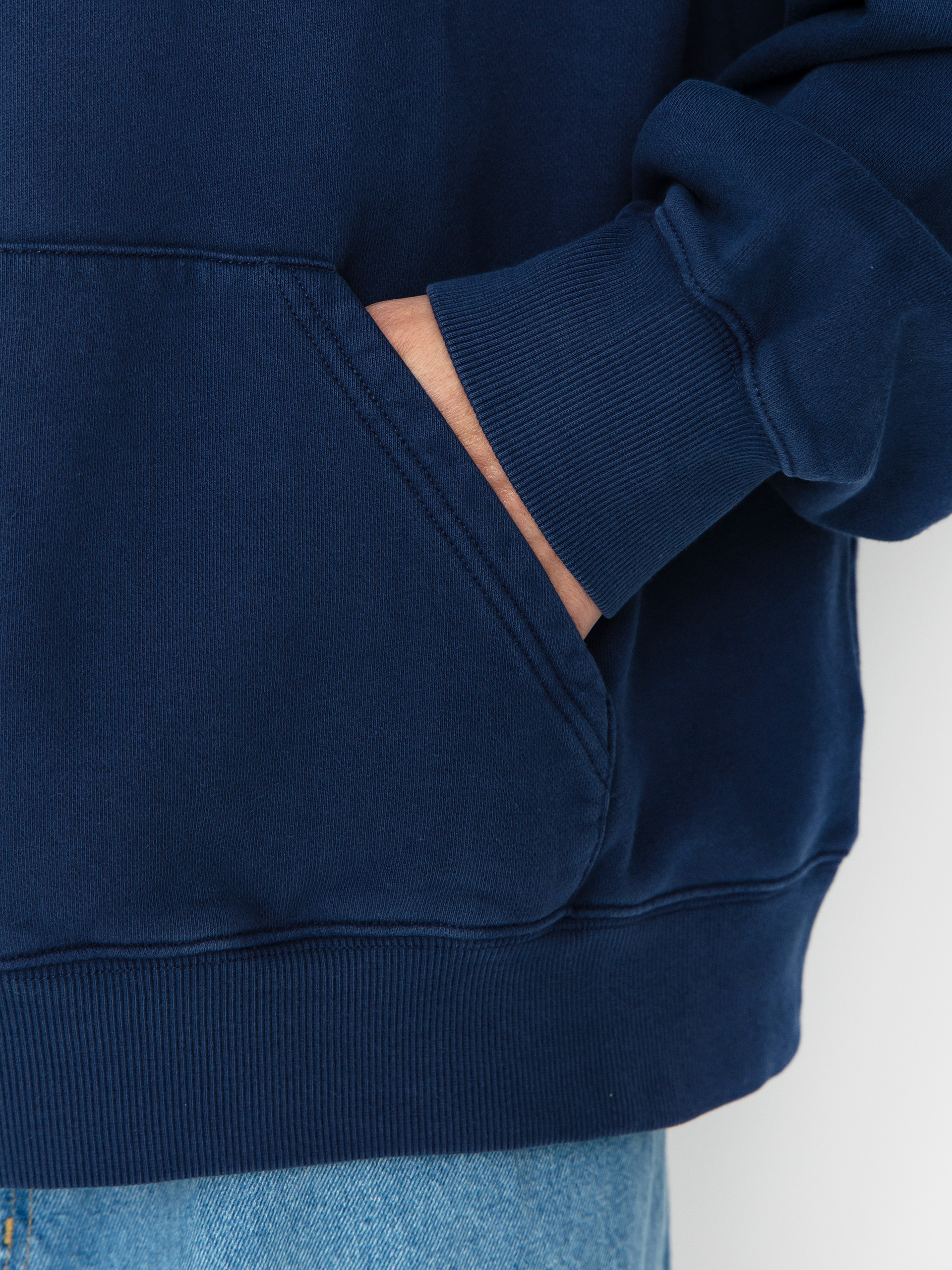 Mikina s kapucí Carhartt WIP Benton HD (jupiter/garment dyed)