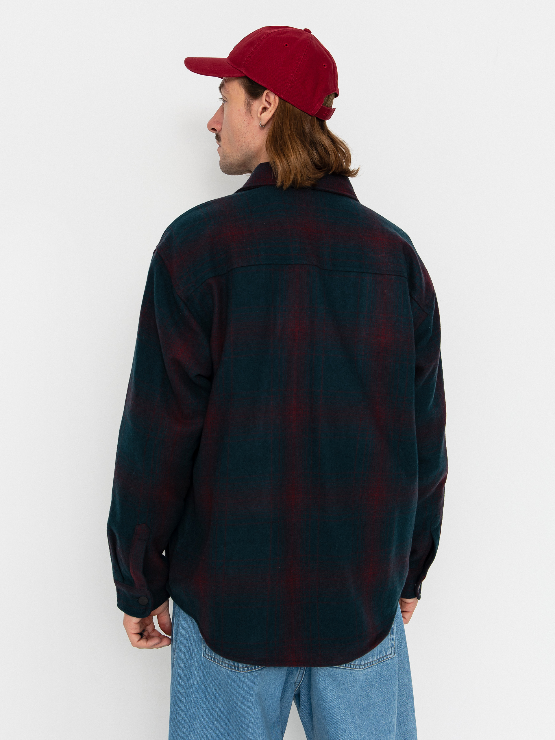 Bunda Carhartt WIP Brennan (brennan check/deep lagoon/rondo)