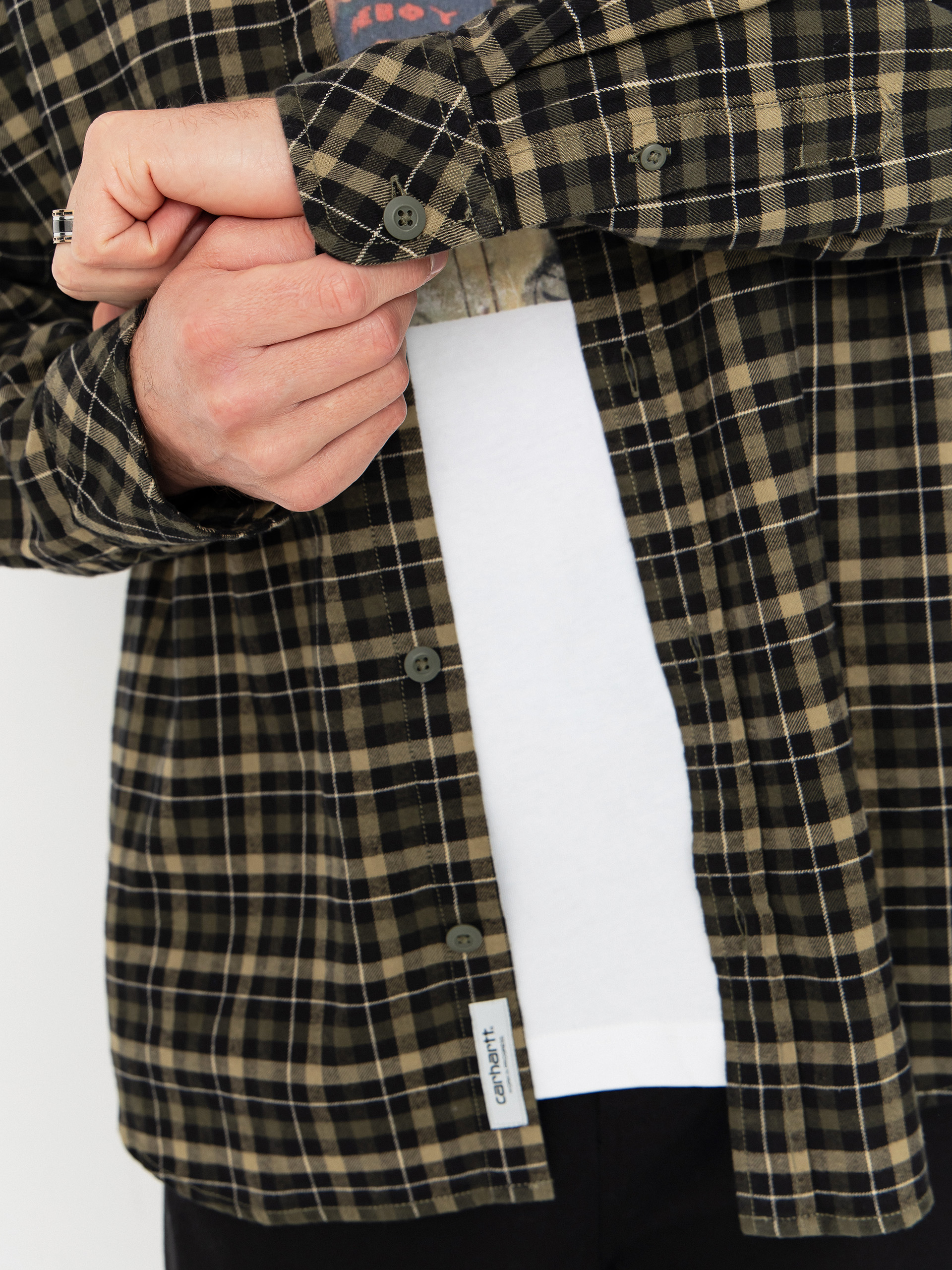 Košile Carhartt WIP Widmark (widmark check/cypress)