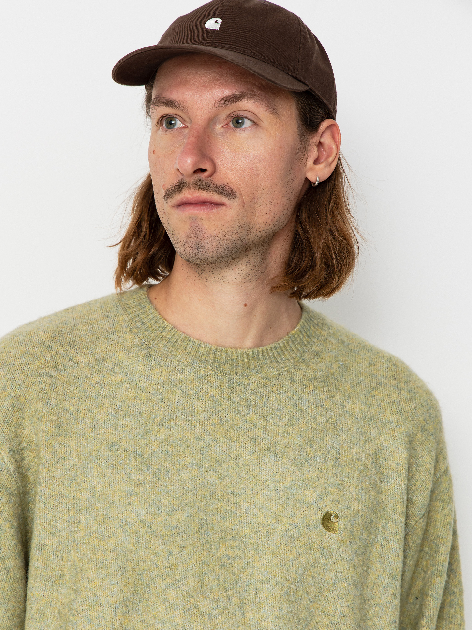 Svetr Carhartt WIP Curtis (tangled brass)