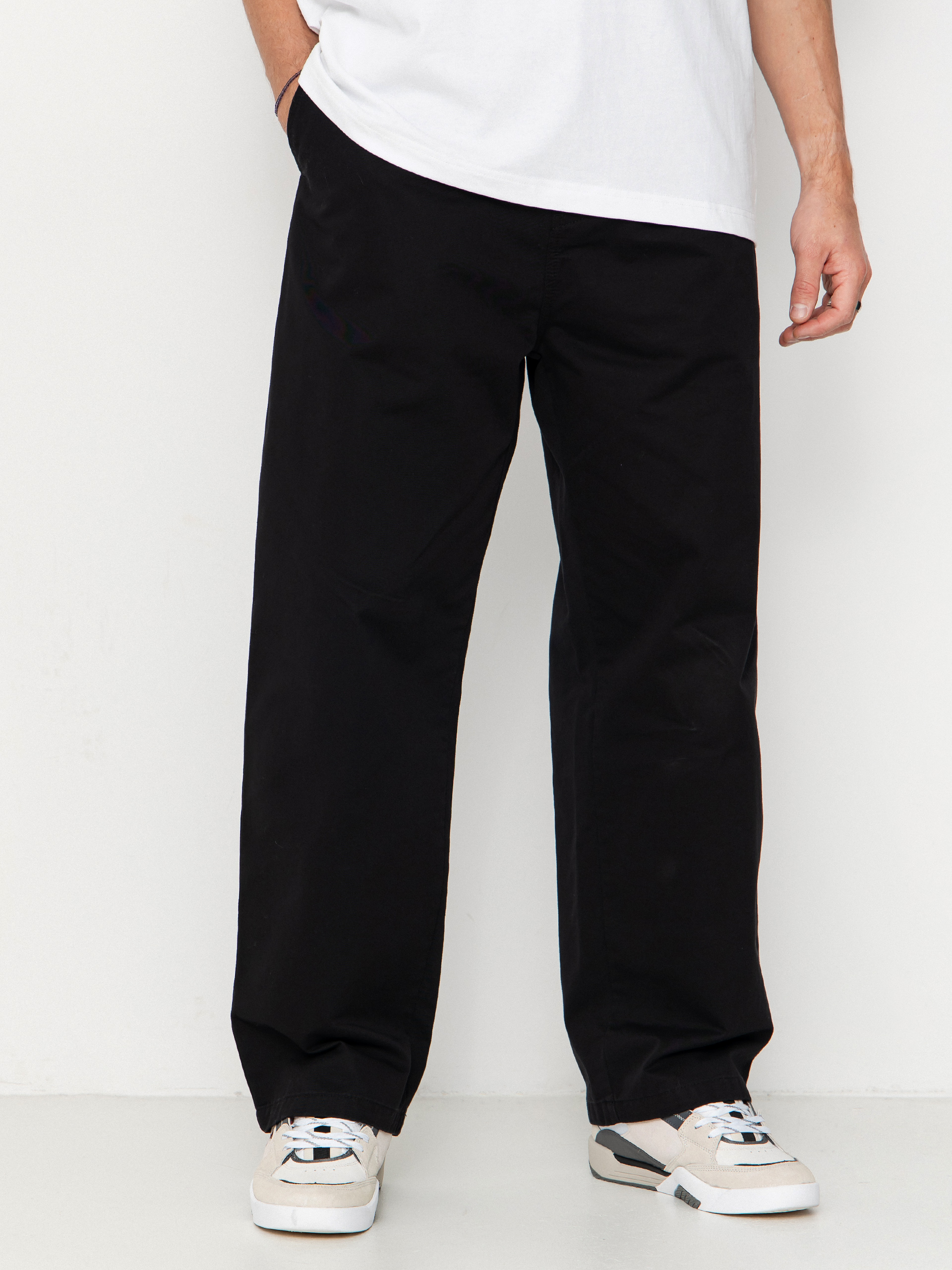 Kalhoty Carhartt WIP Brady (black/stone washed)