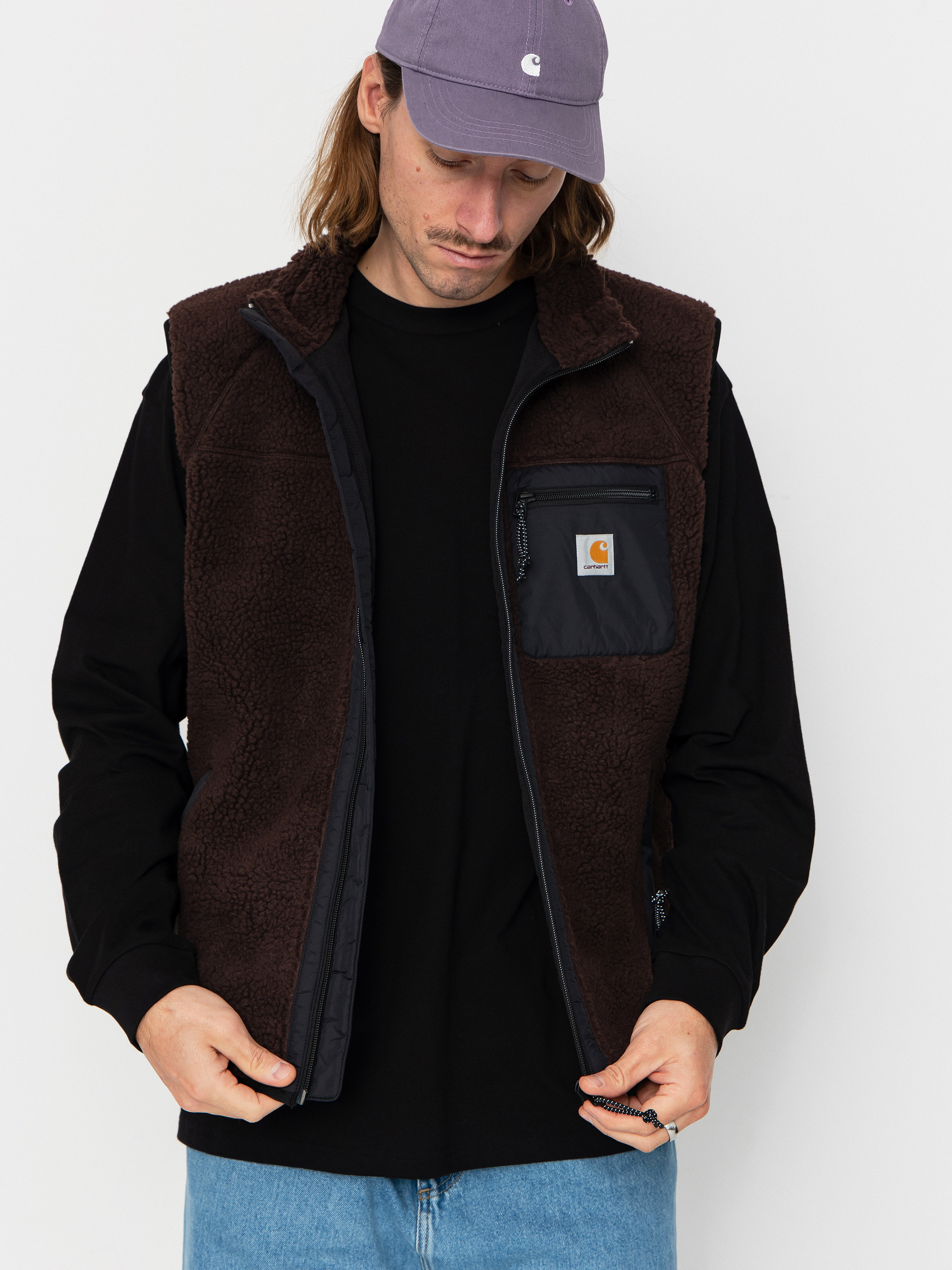 vesta Carhartt WIP Prentis - hnědá, černá (palisander/black)