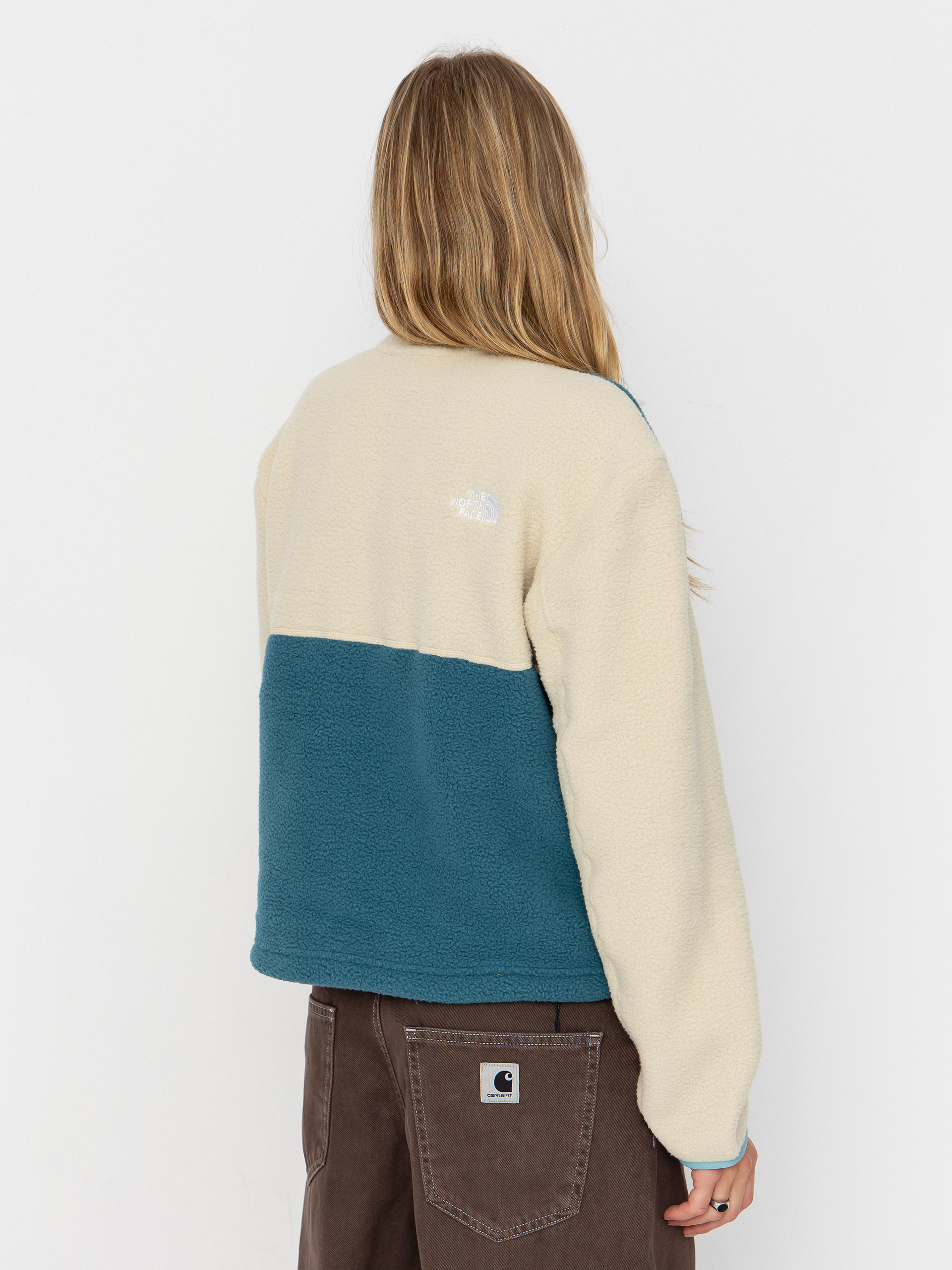 Pánský Fleecová mikina The North Face Yumiori 1/4 Zip (space/gravel/blue eclip)