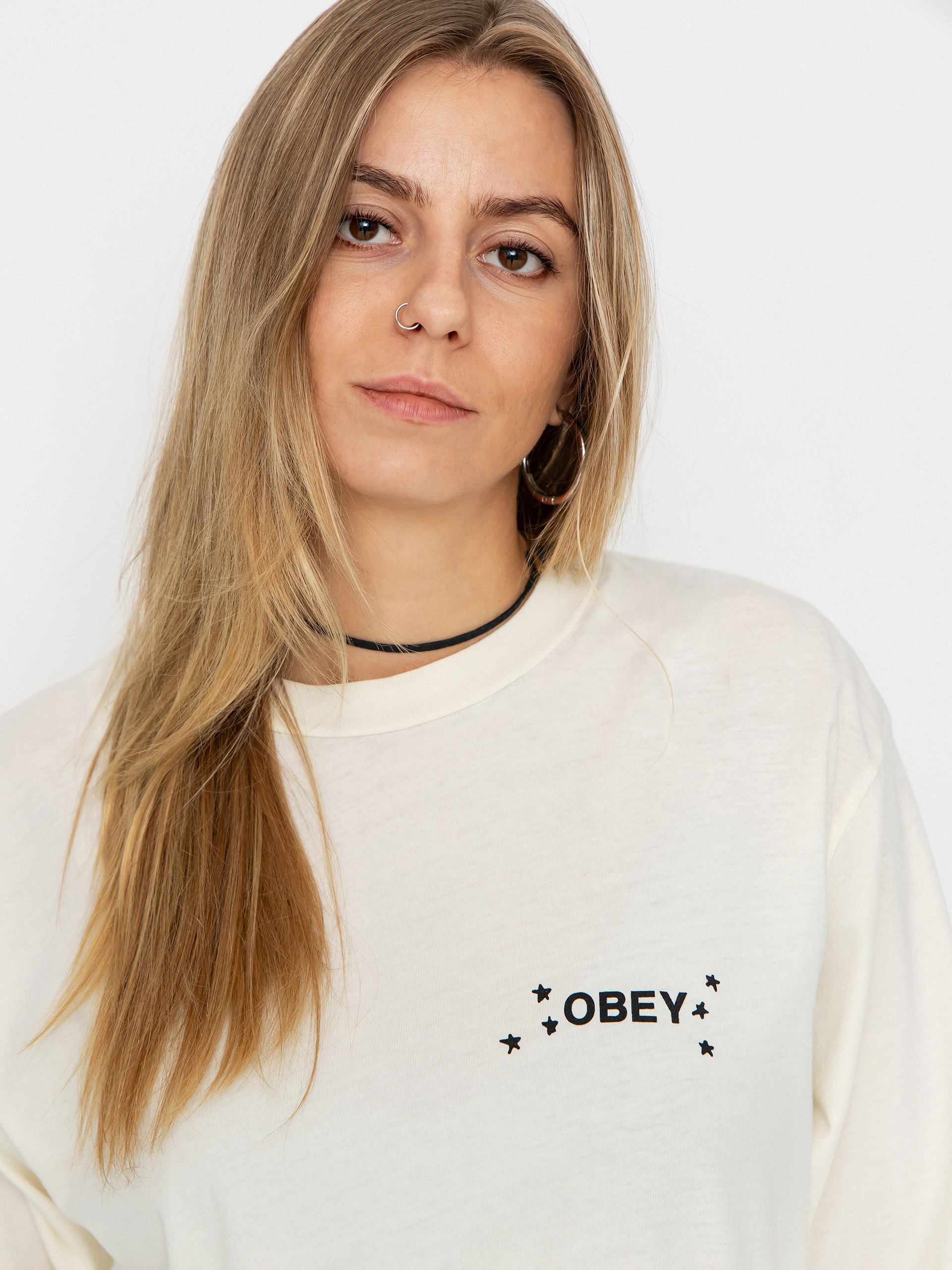 Triko OBEY Obey Wilted Bunch Wmn (unbleached)
