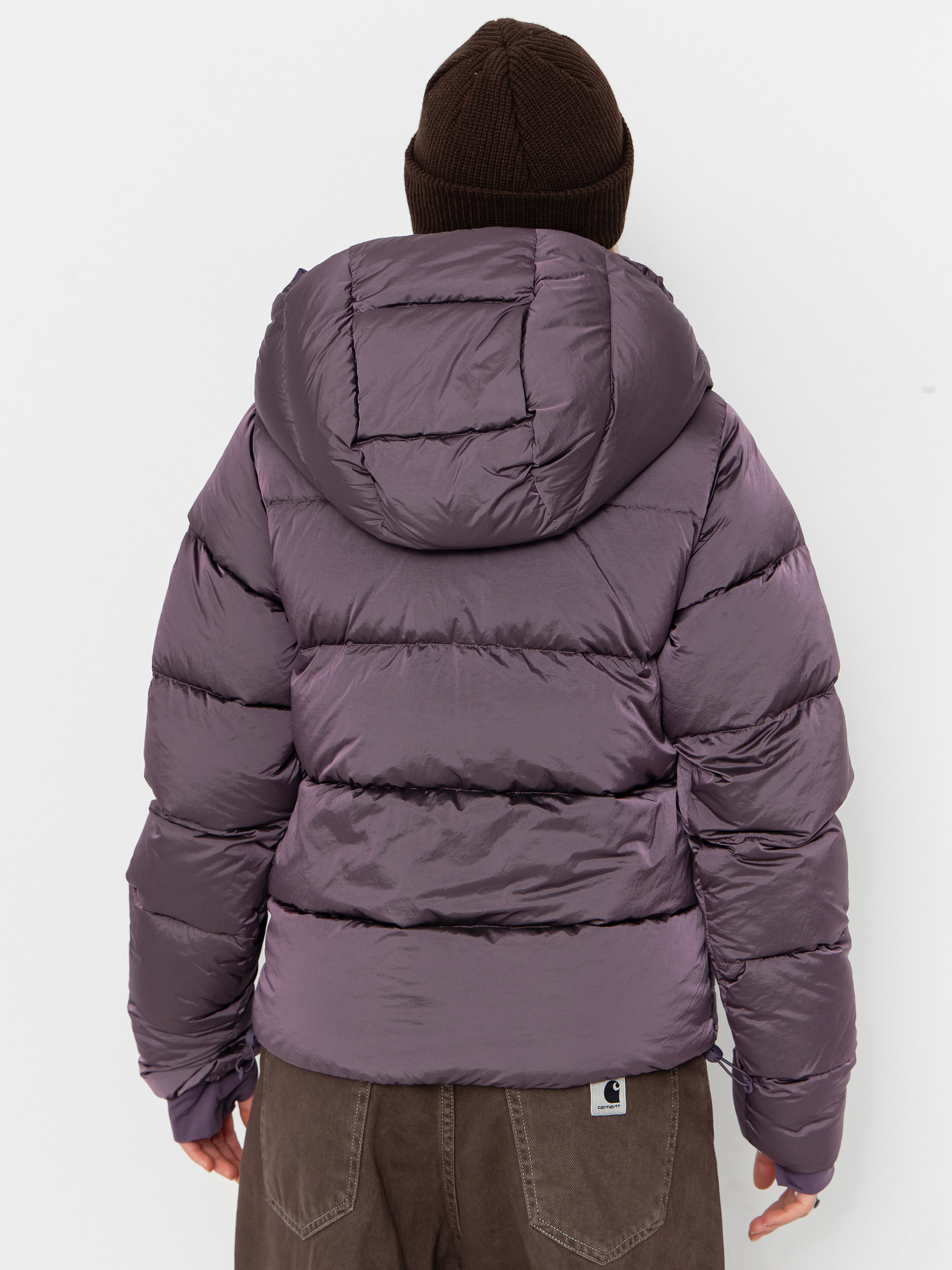 Bunda Columbia Amaze Puff Hooded Wmn (fig high shine)