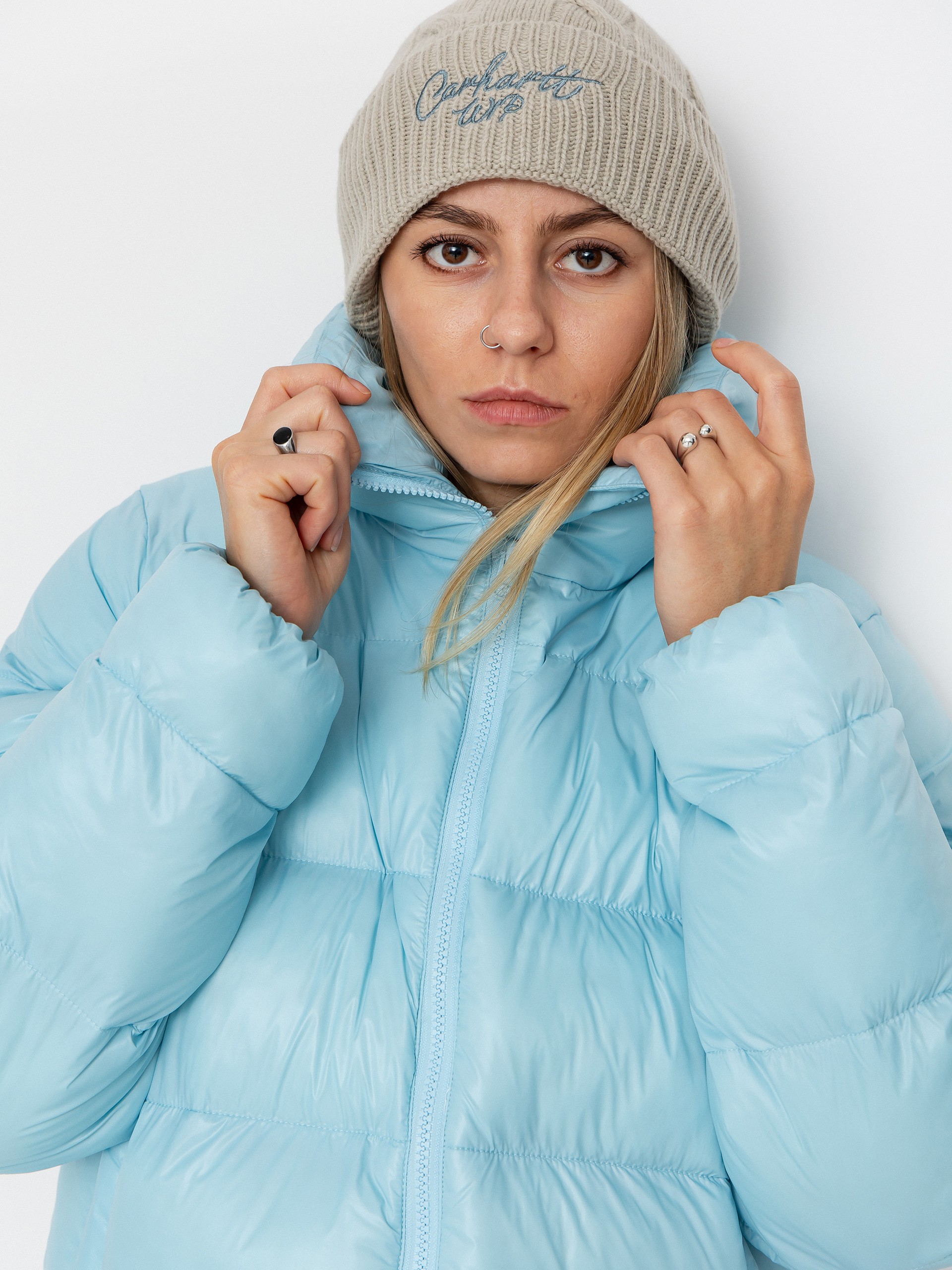 Bunda Helly Hansen Jade Puffer Wmn (light cyan)
