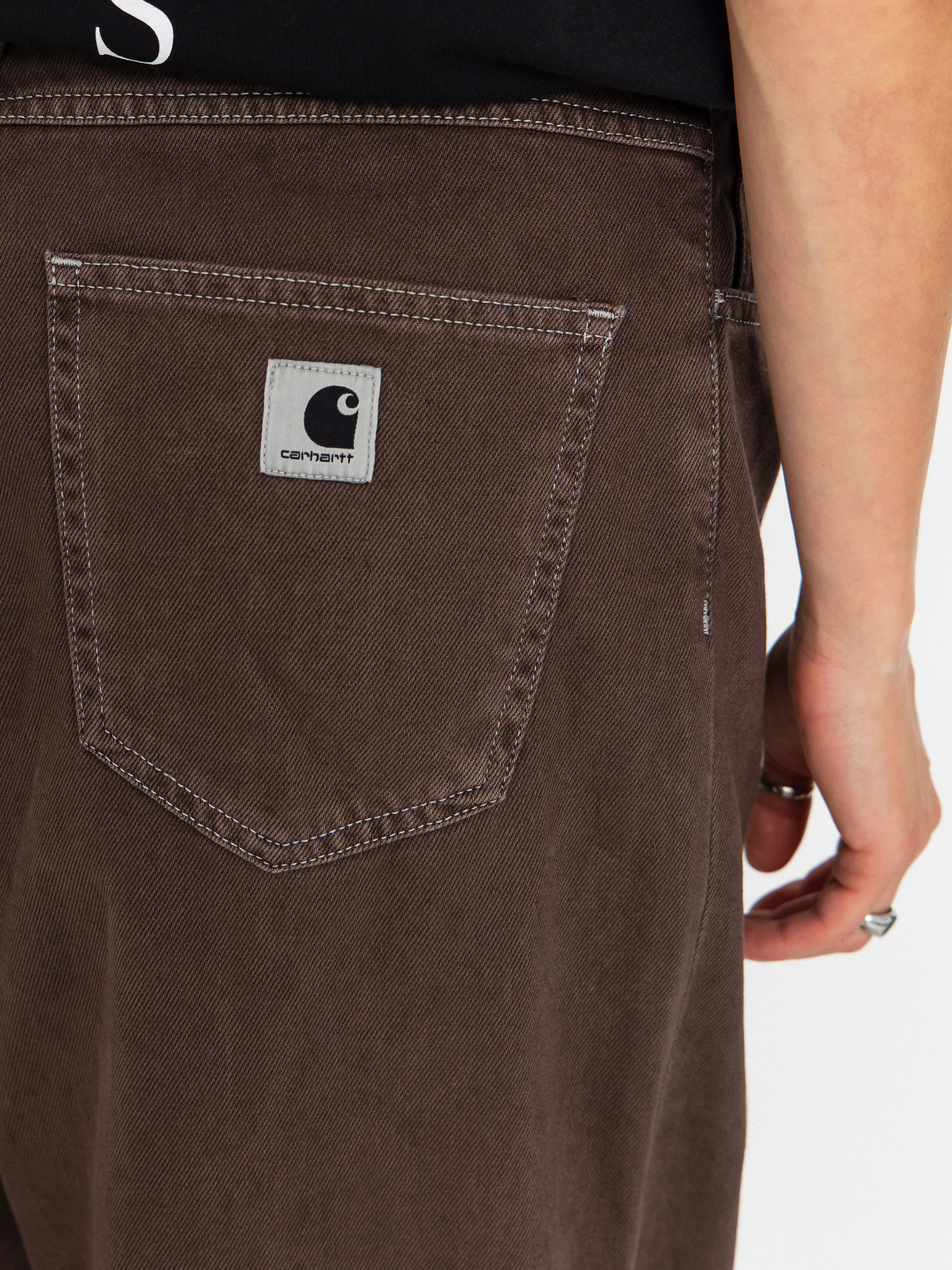 Kalhoty Carhartt WIP Brandon Wmn (palisander/stone dyed)