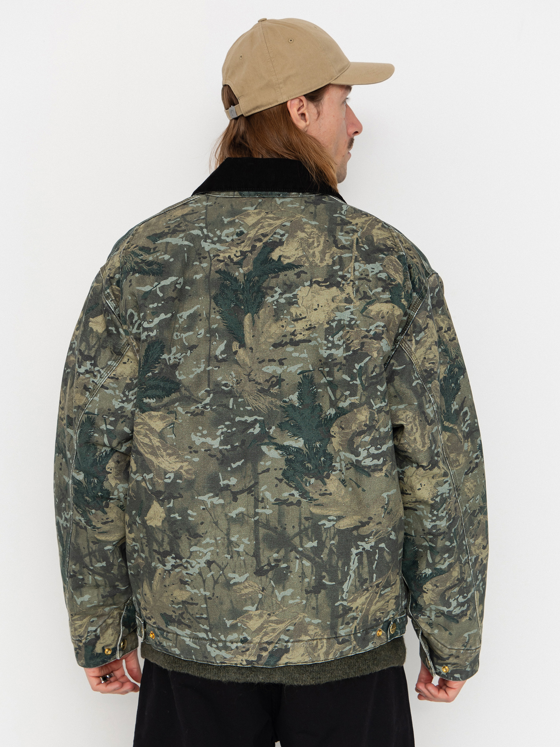 Bunda Carhartt WIP OG Detroit (camo combi/green/black/stone washed)