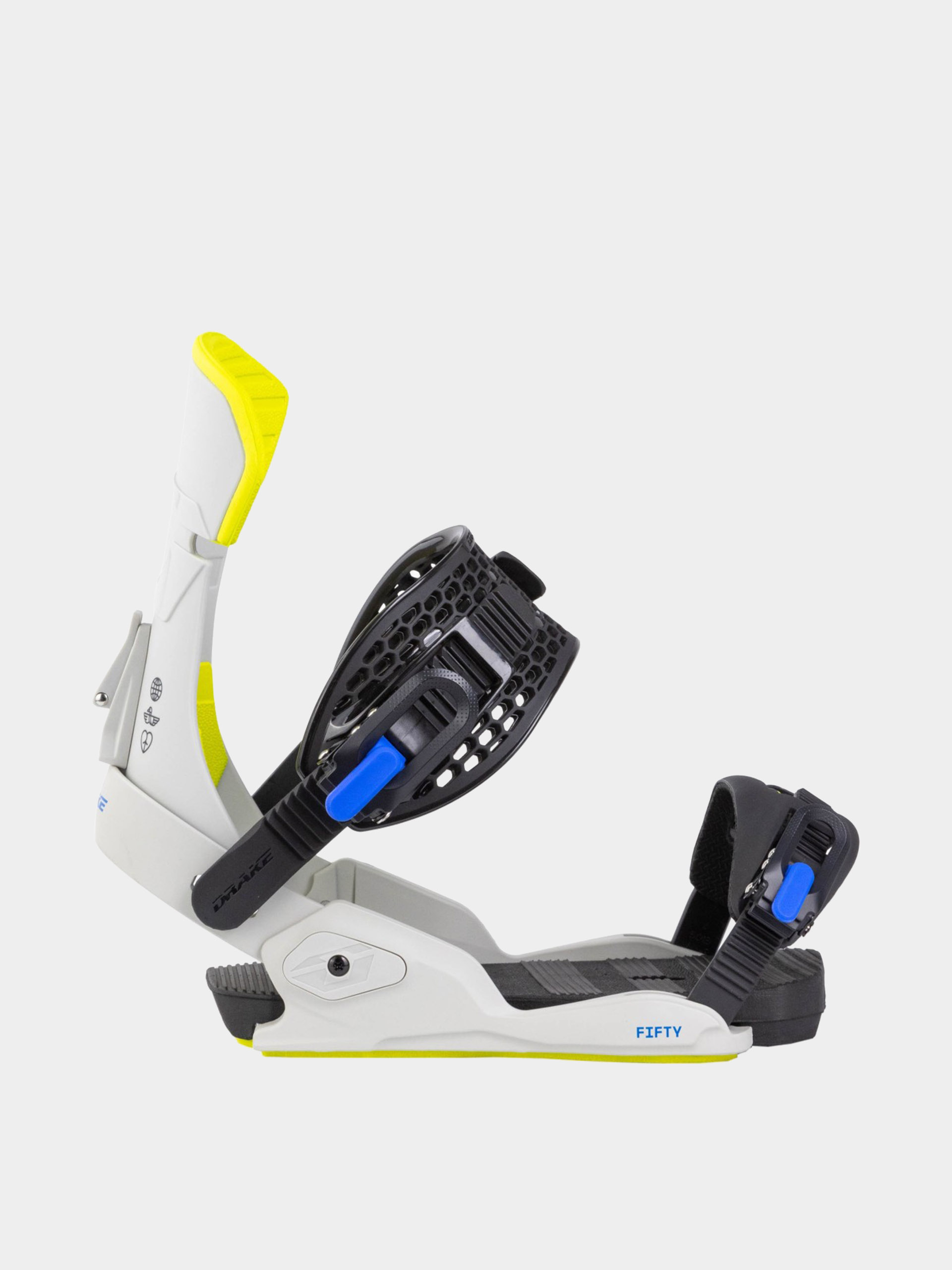 Pánské Snowboardové vázání Drake Fifty (grey/lime)