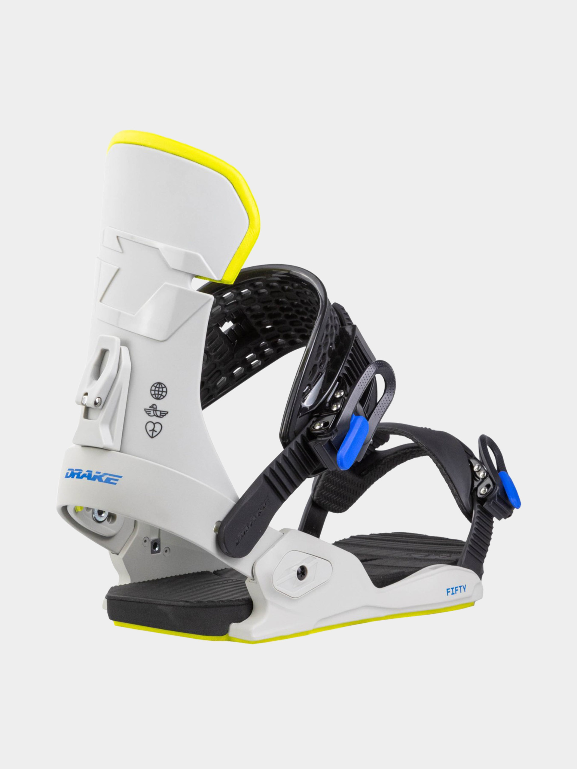 Pánské Snowboardové vázání Drake Fifty (grey/lime)