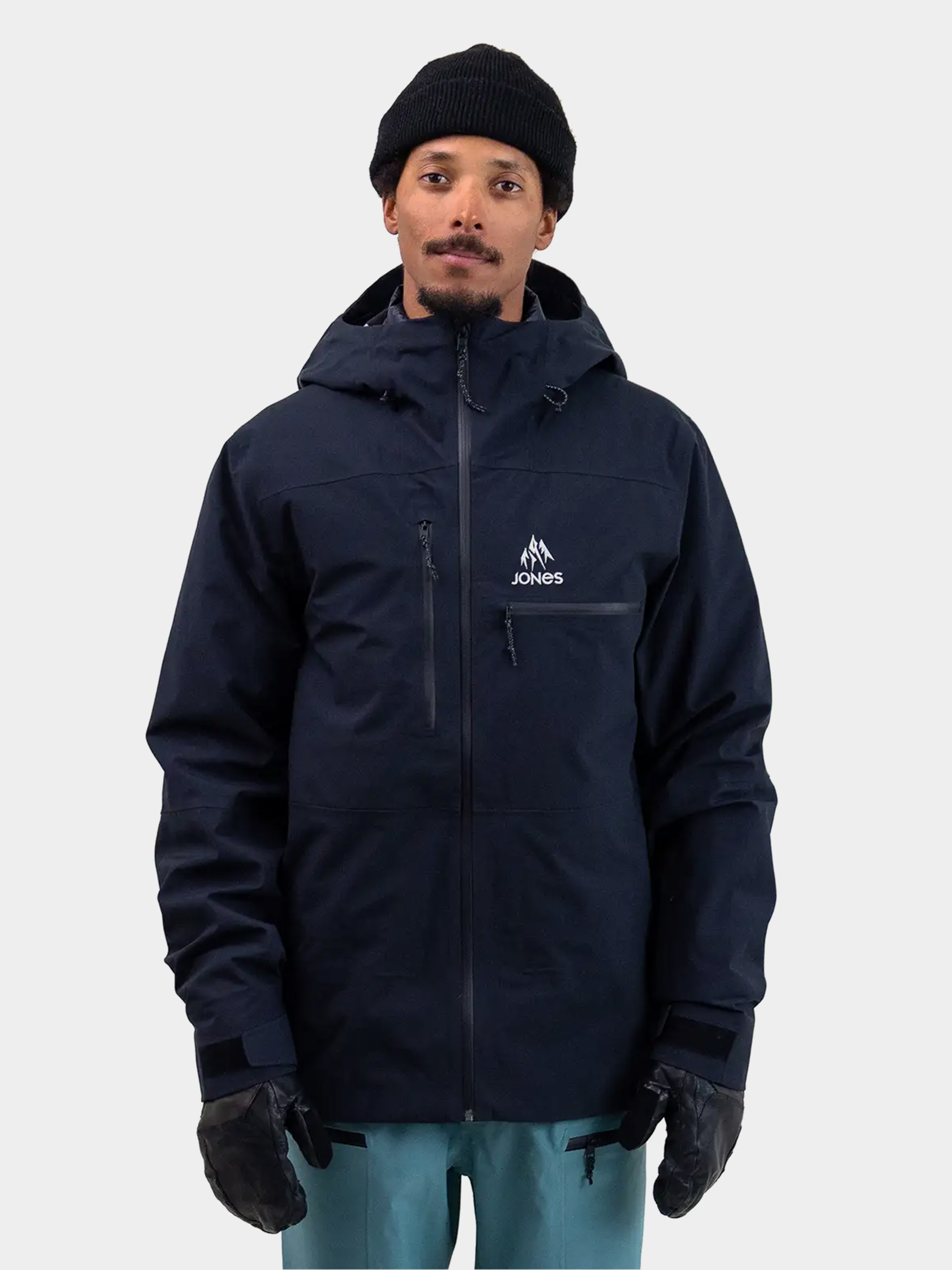 Pánská Snowboardová bunda Jones Snowboards Shralpinist Str Rec (stealth black)