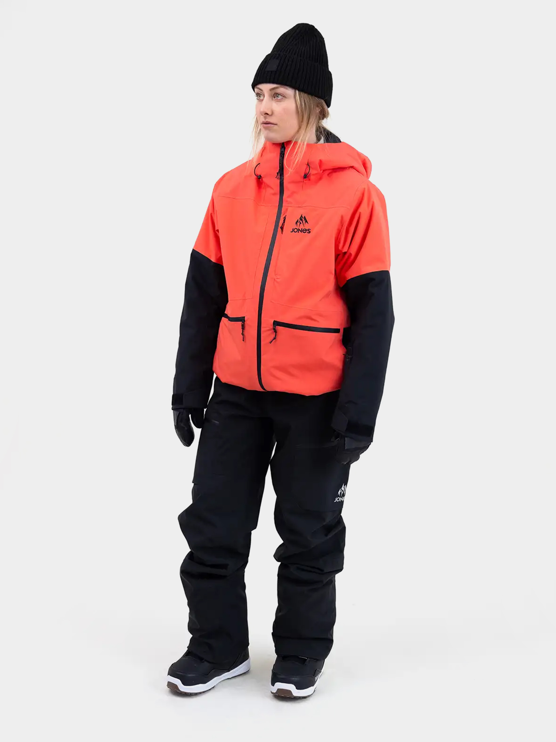 Dámská Snowboardová bunda Jones Snowboards Mtn Surf Rec (deep coral)