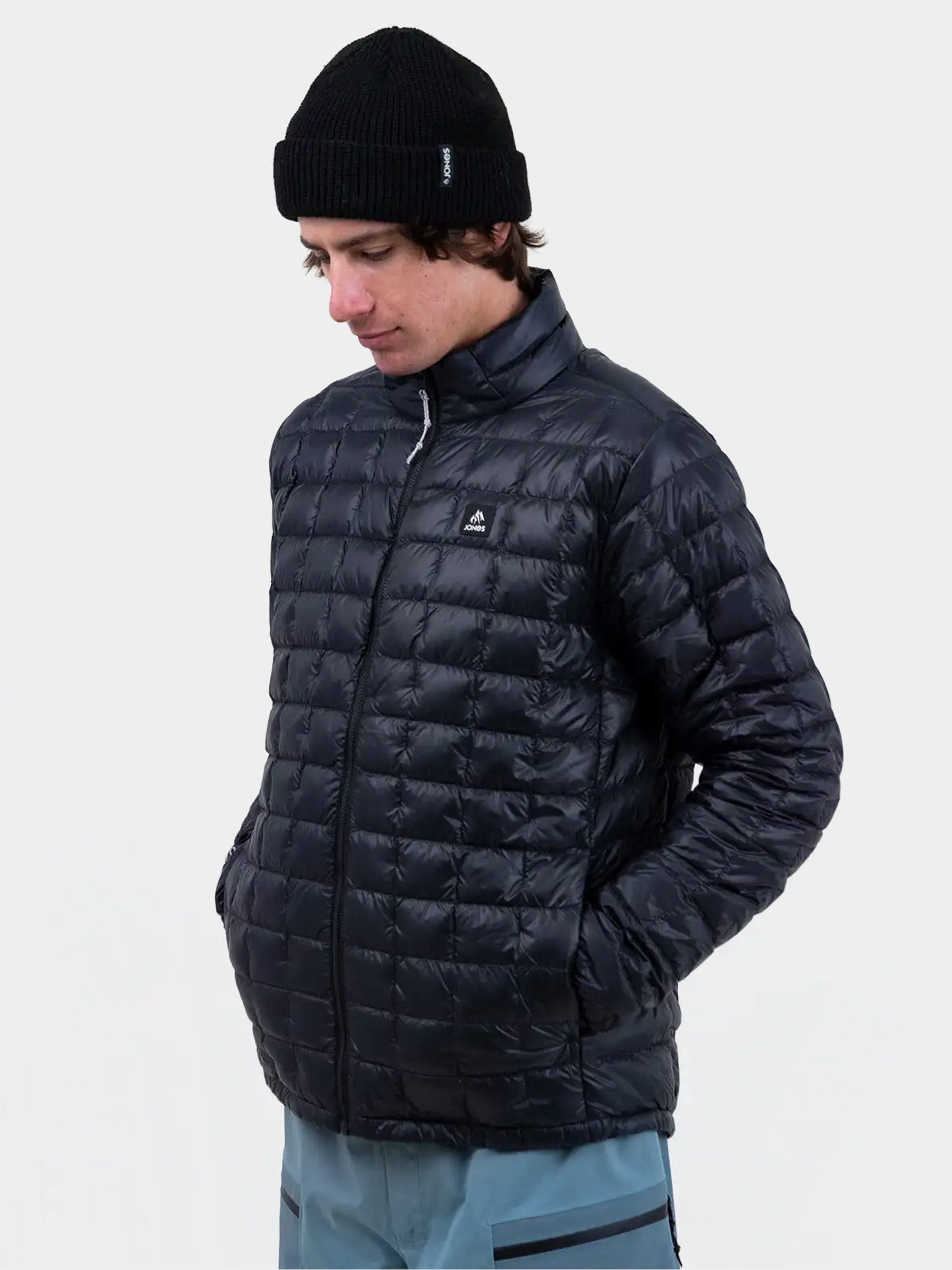 Pánská Snowboardová bunda Jones Snowboards Ult Re Up Down Rec (stealth black)