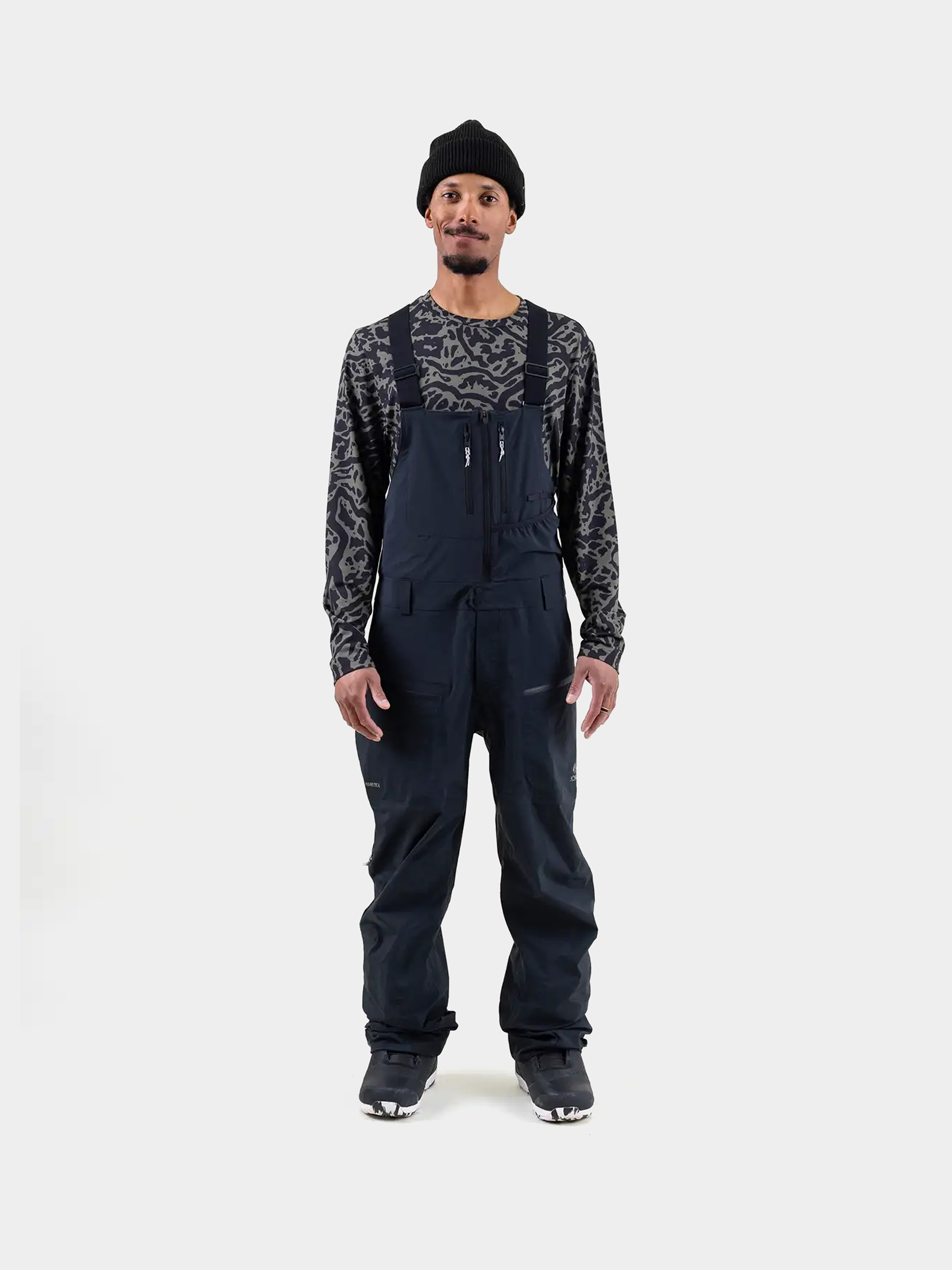 Pánské Snowboardové kalhoty  Jones Snowboards Shralpinist Gtx Rec Bib (stealth black)