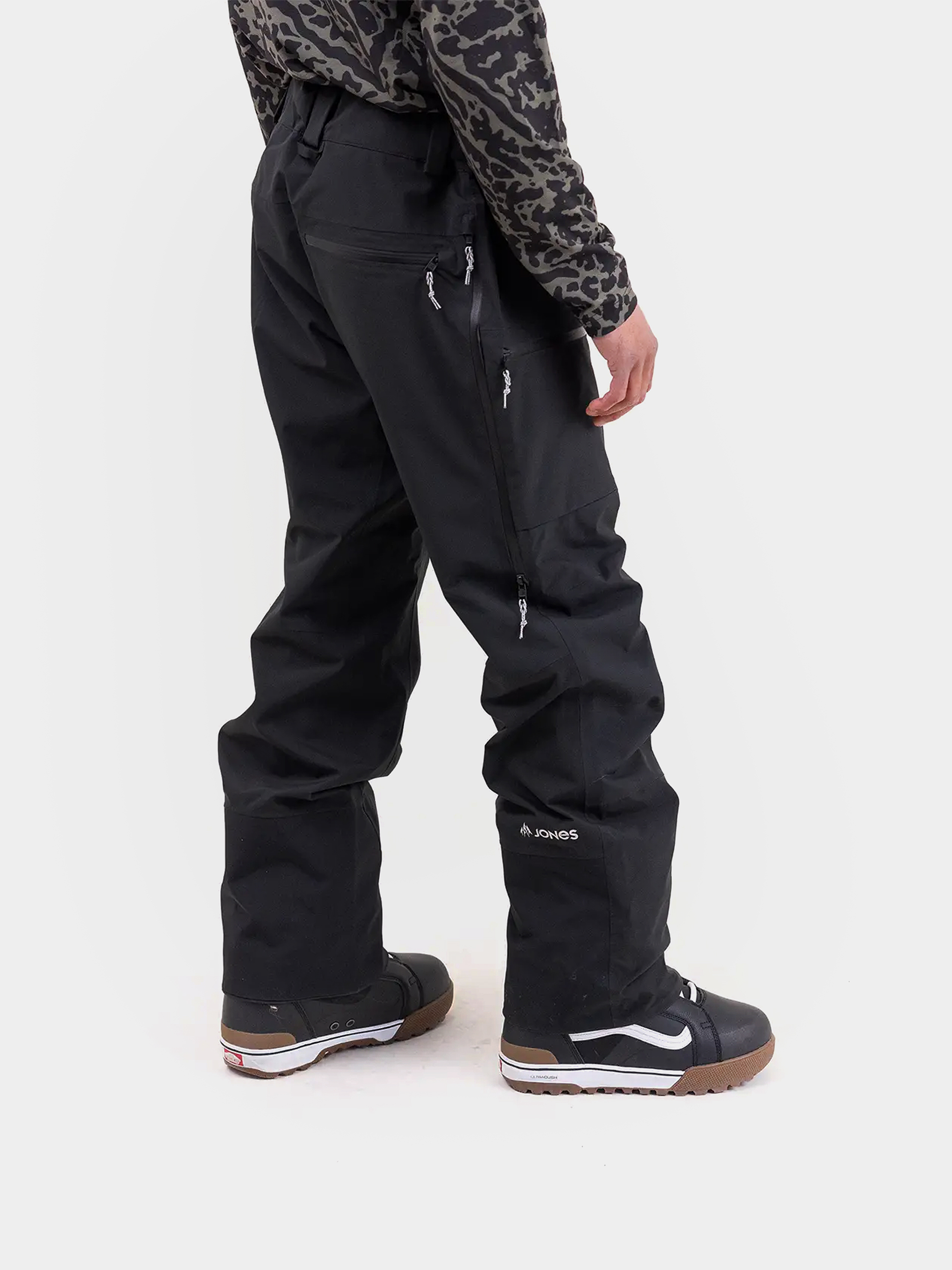 Pánské Snowboardové kalhoty  Jones Snowboards Mtn Surf Rec (stealth black)