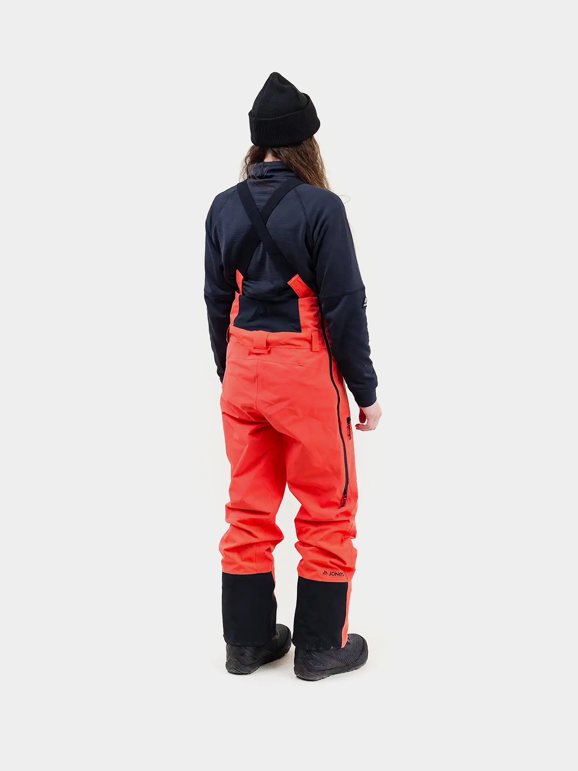 Dámské Snowboardové kalhoty  Jones Snowboards Mtn Surf Rec Bib (deep coral)