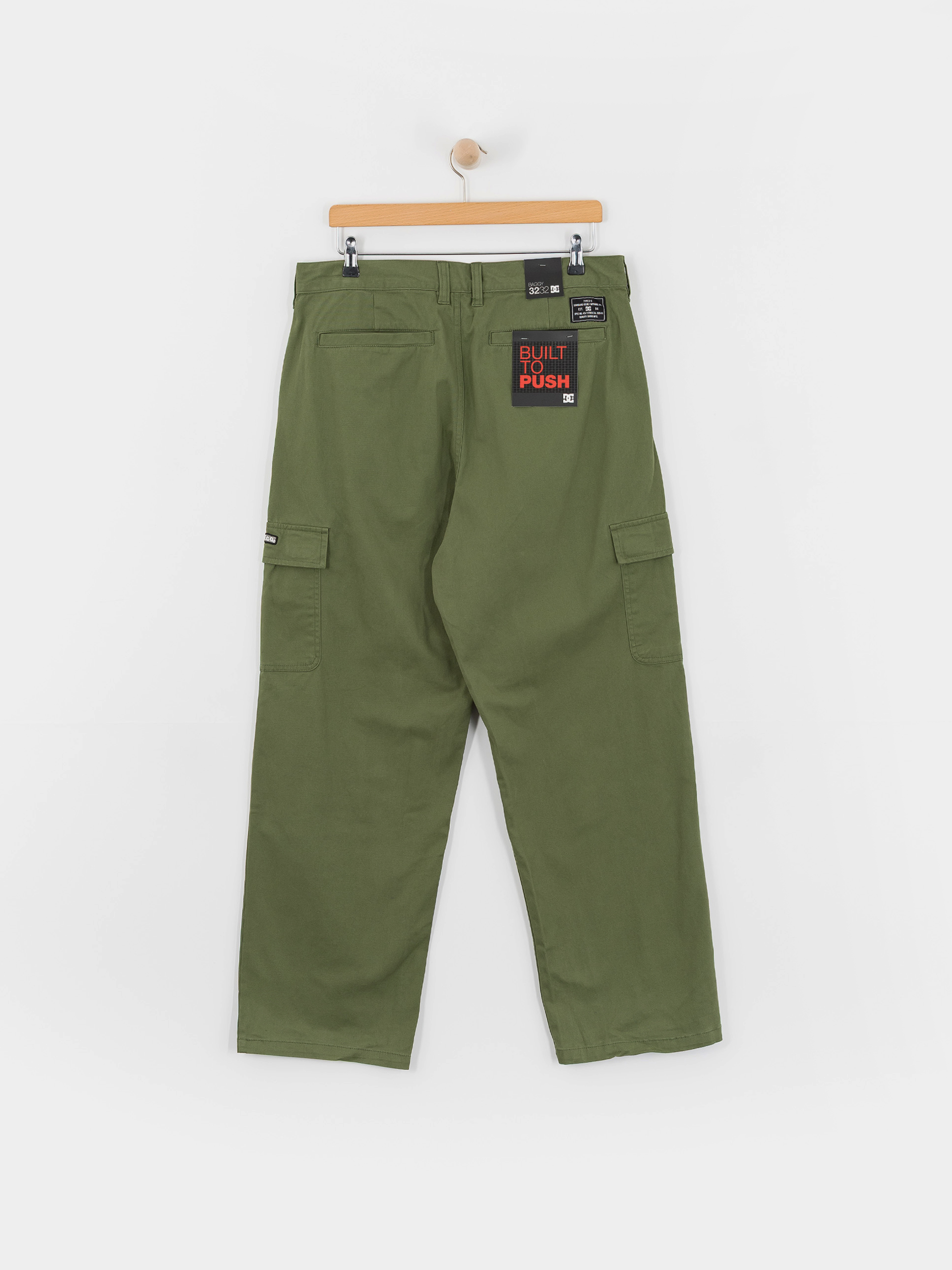 Kalhoty DC Worker Baggy Chino Cargo (bronze green)