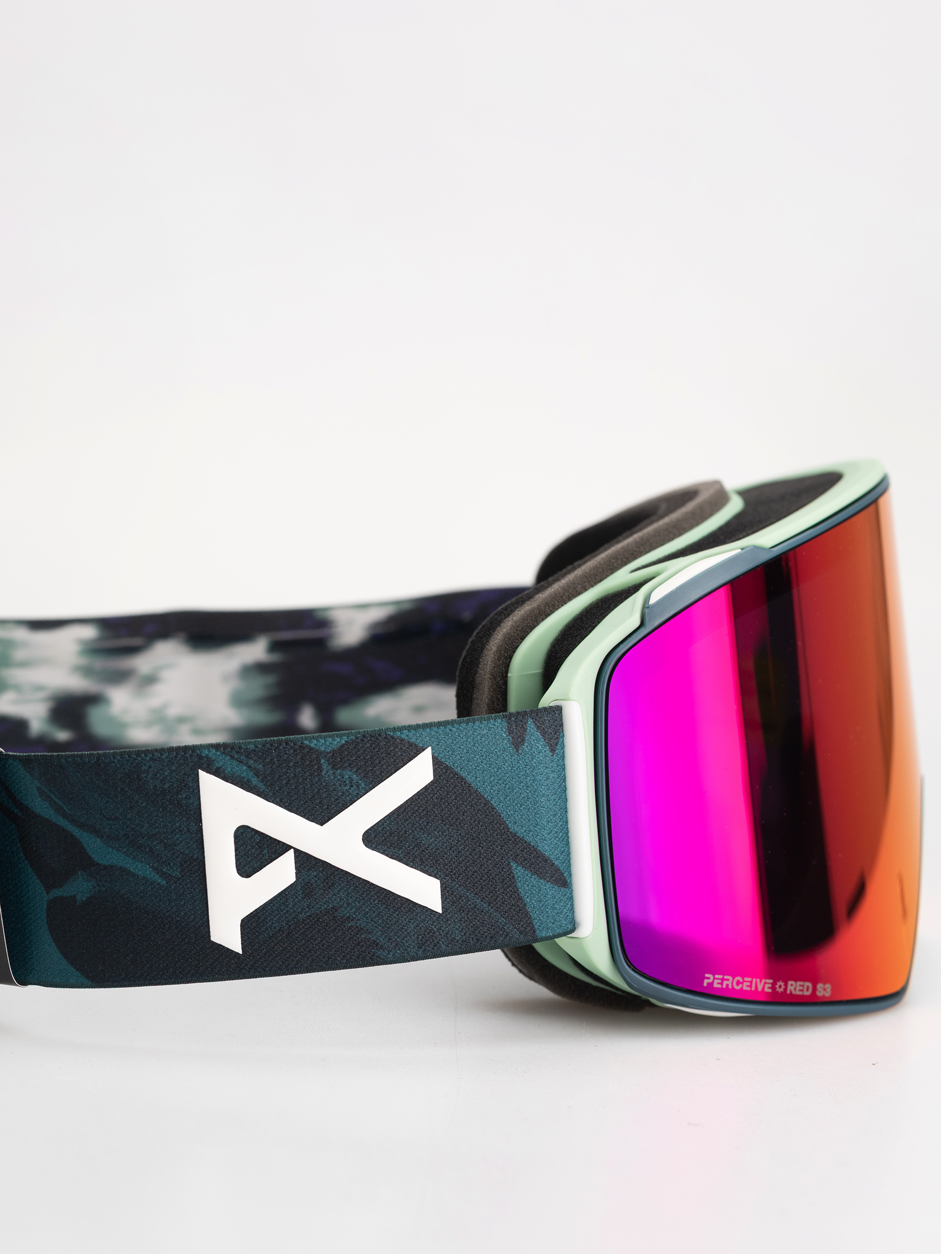 Brýle na snowboard Anon M4 Cylindrical Mfi (family tree/perceive sunny red)