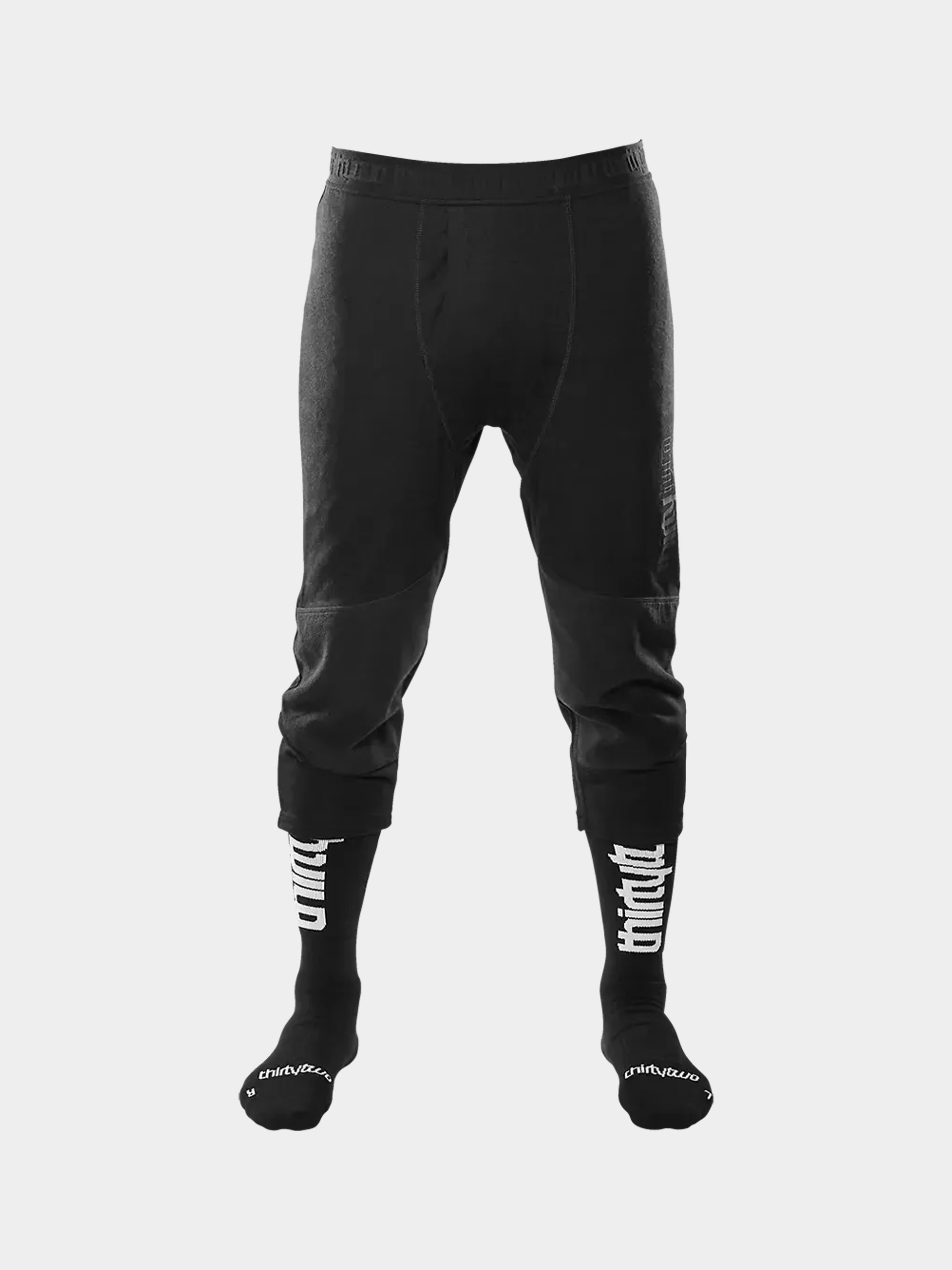 Termoleginy ThirtyTwo Ridelite Merino Knicker (black/black)