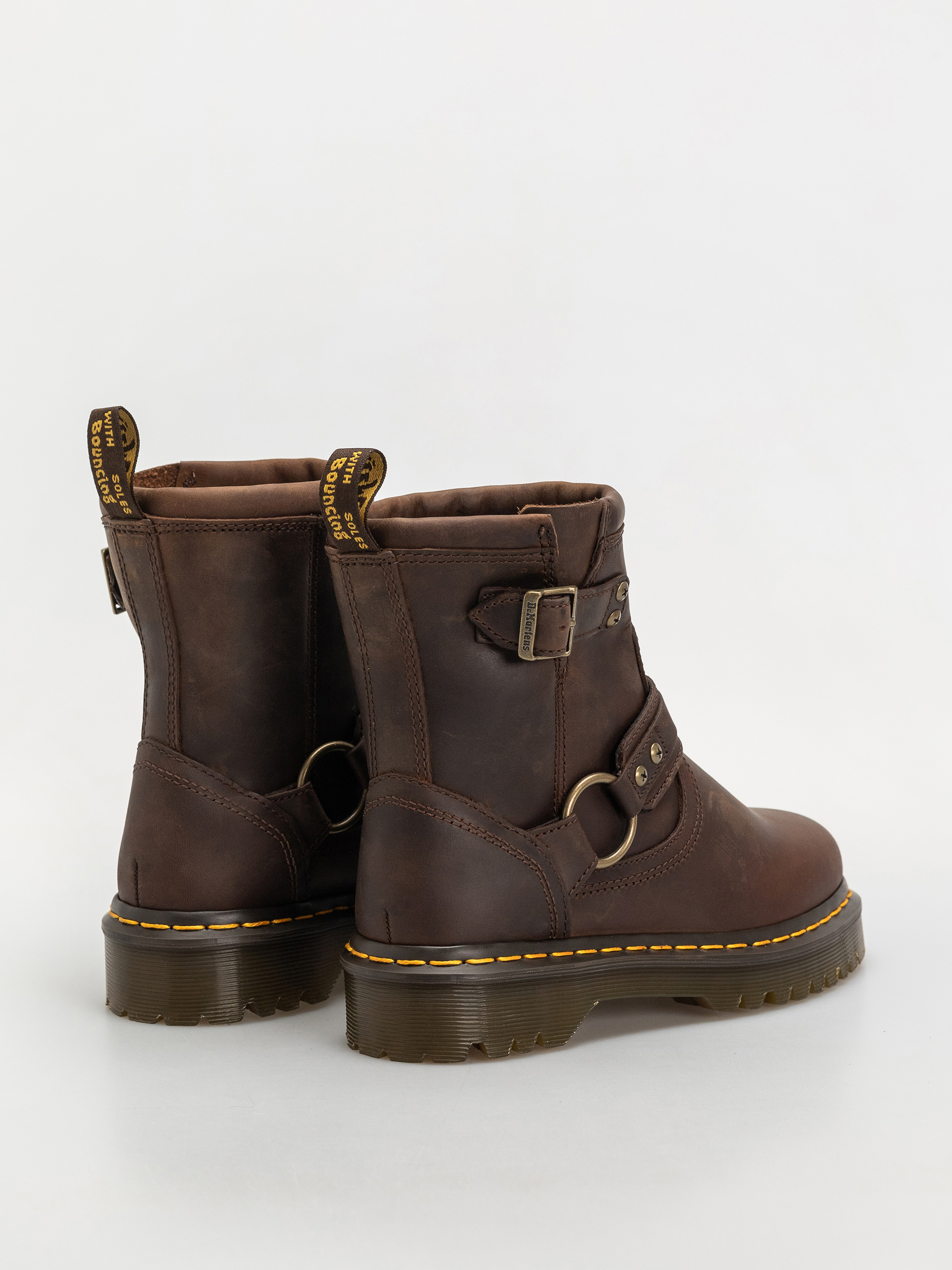 Boty Dr. Martens Anistone HRNS Ankle (dark brown crazy horse)