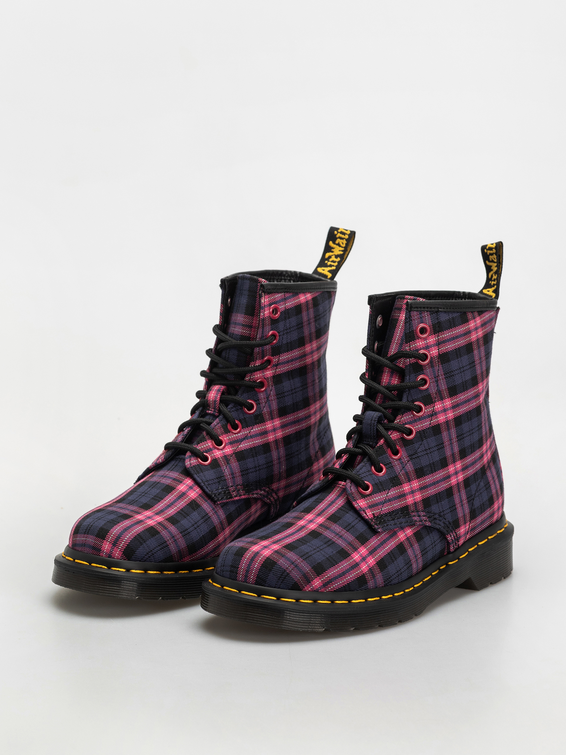 Boty Dr. Martens 1460 Wmn (pink multi tartan)