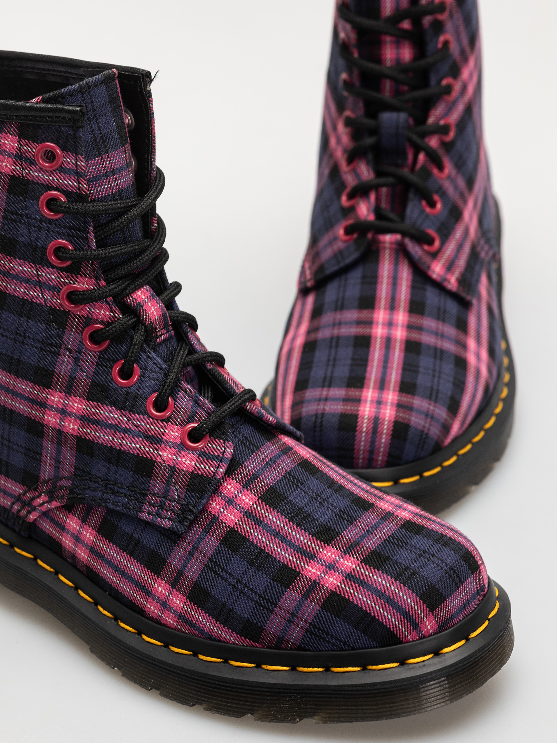 Boty Dr. Martens 1460 Wmn (pink multi tartan)