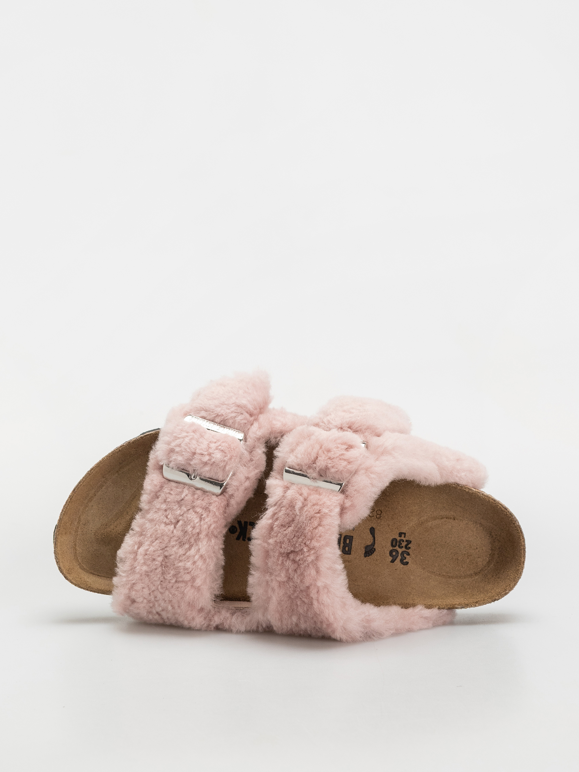 Plážovky Birkenstock Arizona Shearling Cover Upper Narrow Wmn (crystal rose)