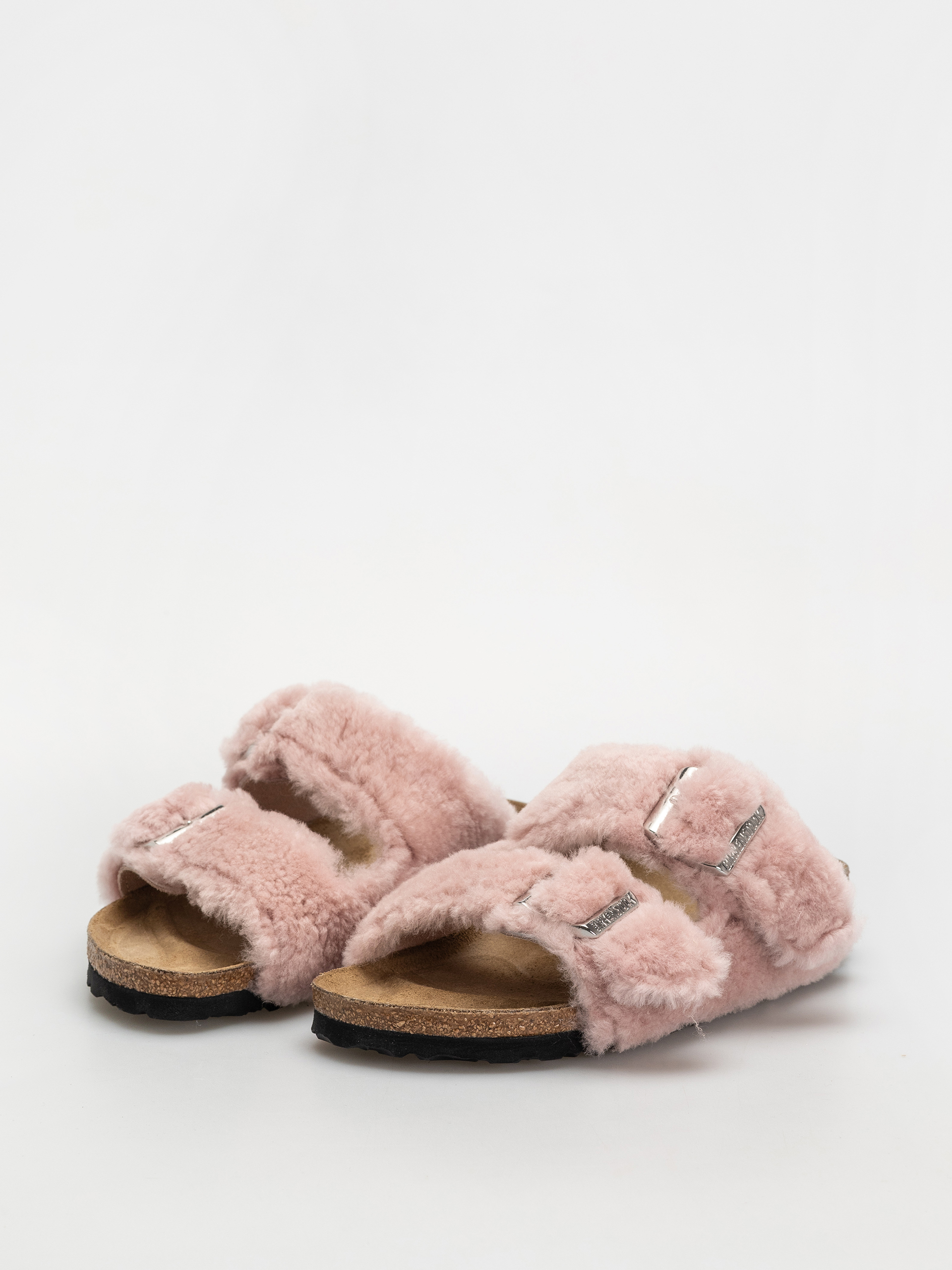 Plážovky Birkenstock Arizona Shearling Cover Upper Narrow Wmn (crystal rose)