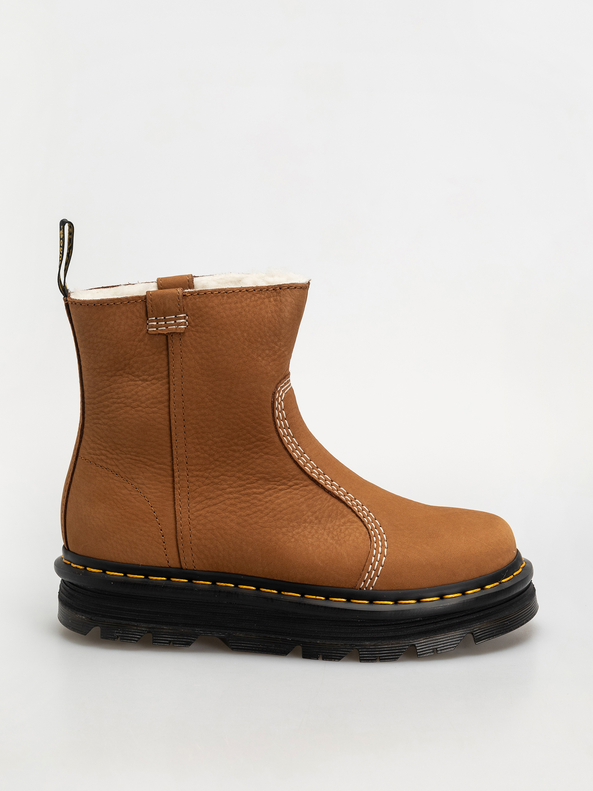 Boty Dr. Martens ZebZag Rigger WL Rigger Wmn (desert brown milled nubuck wp)