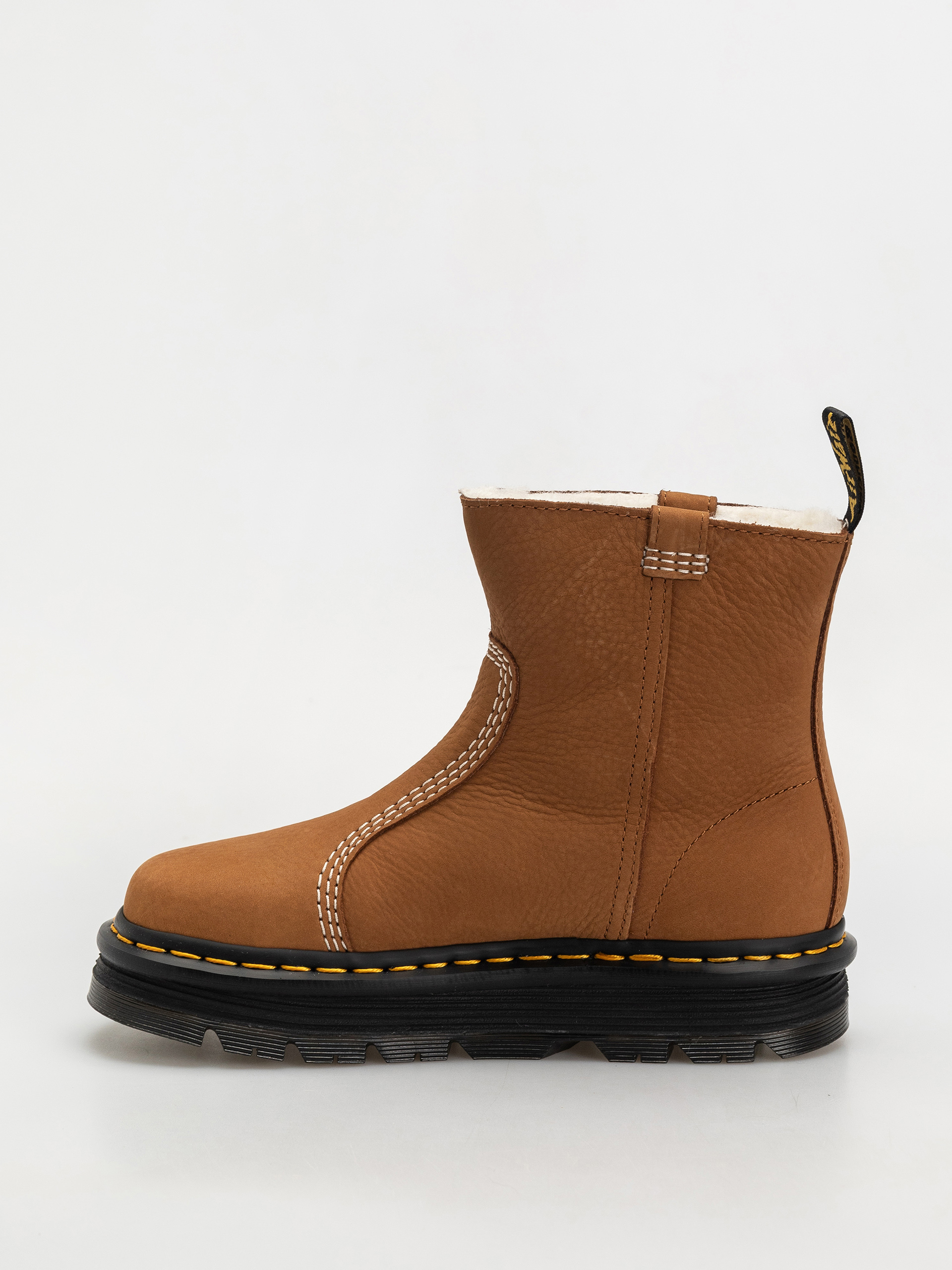 Boty Dr. Martens ZebZag Rigger WL Rigger Wmn (desert brown milled nubuck wp)