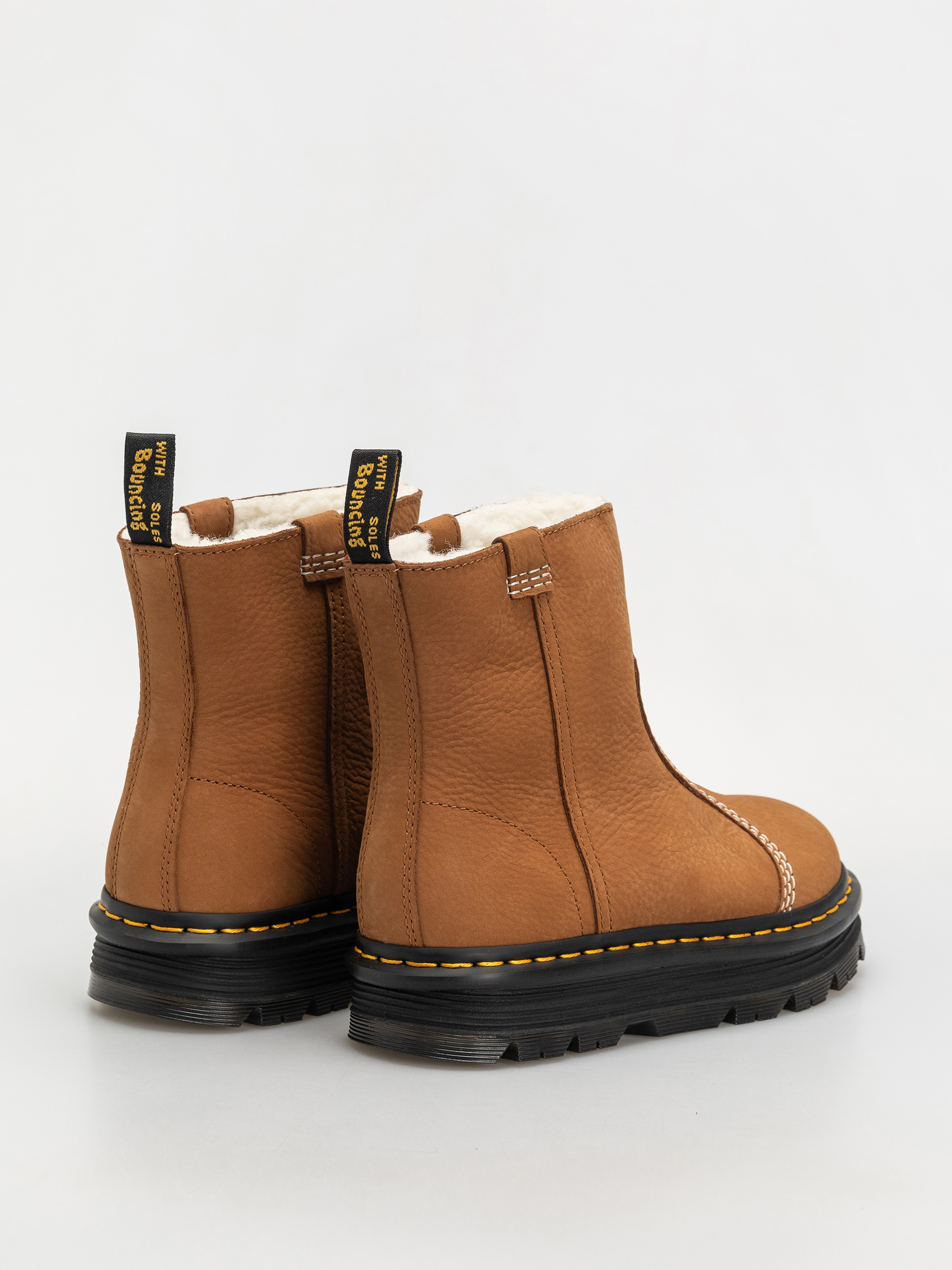 Boty Dr. Martens ZebZag Rigger WL Rigger Wmn (desert brown milled nubuck wp)