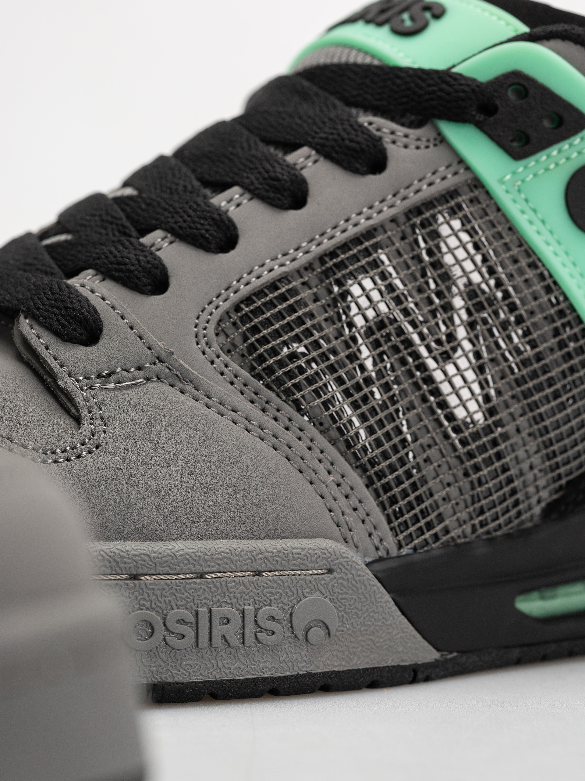 Boty Osiris Pixel (blk/chr/grn glow)