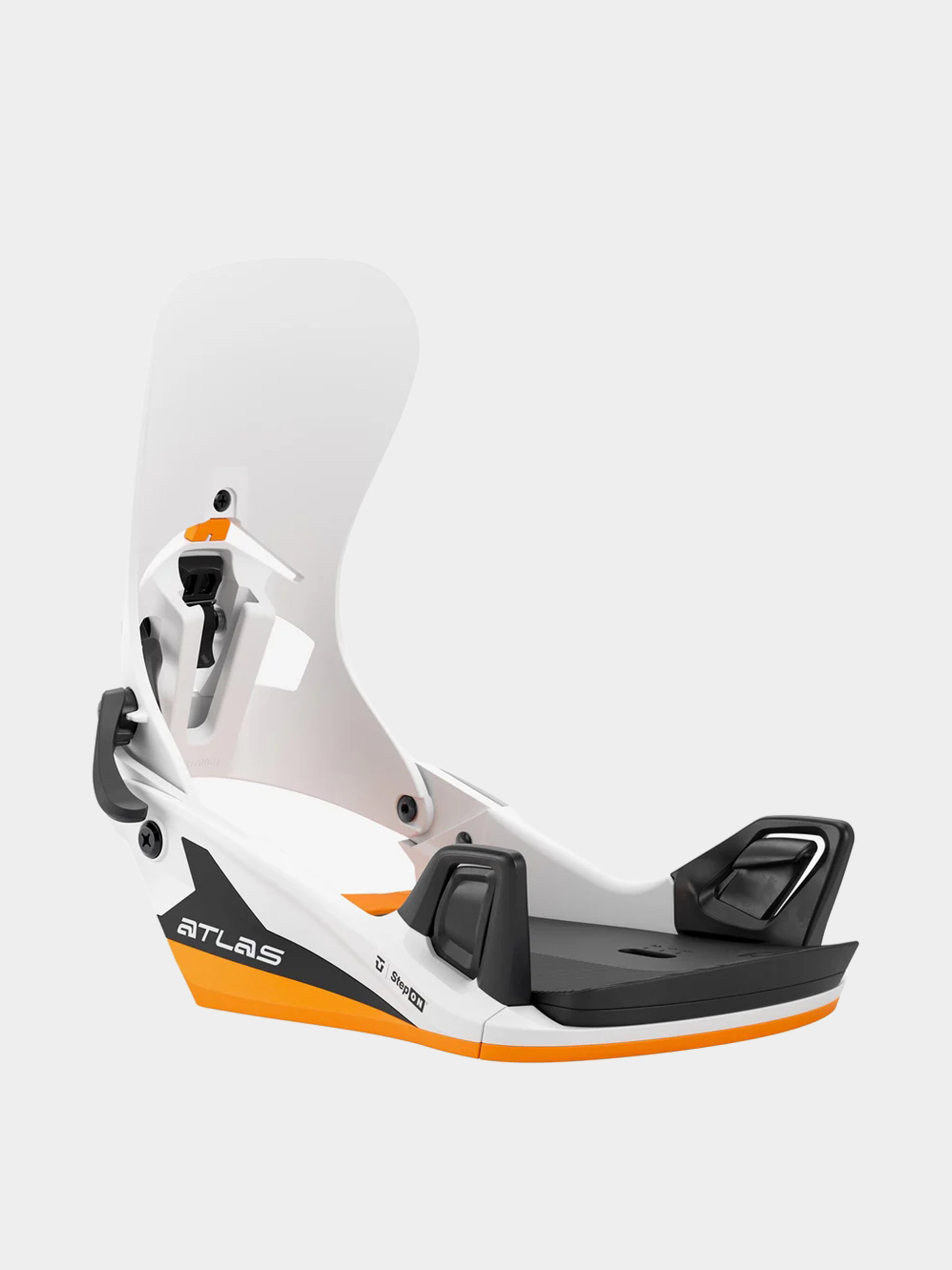 Pánské Snowboardové vázání Union Atlas Step On (white/orange)